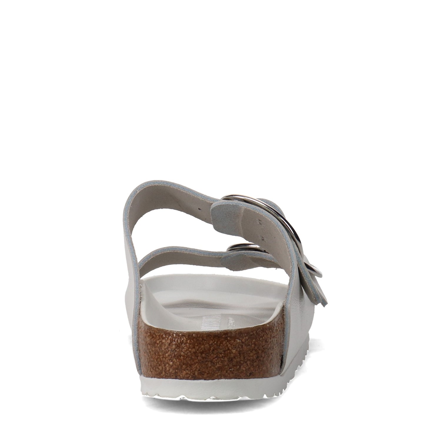 Peltz Shoes Women's Birkenstock Arizona Big Buckle Sandal - Narrow Width WHITE 1016826