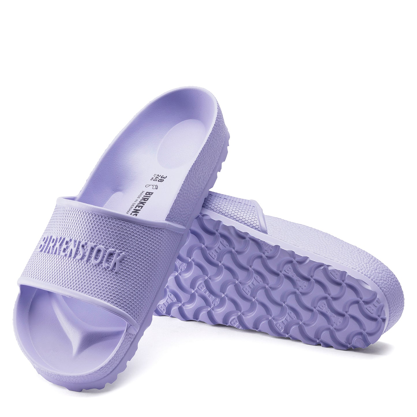 Peltz Shoes Women's Birkenstock Barbados EVA Sandal - Regular Fit PURPLE 1017 055 R