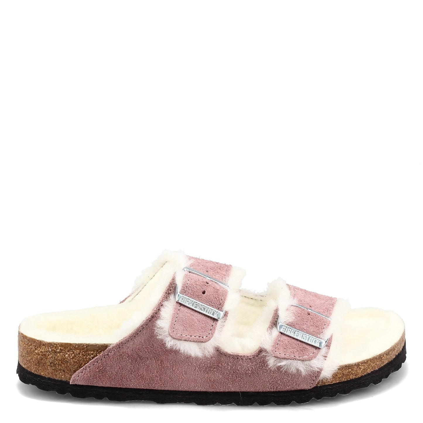 Peltz Shoes Women's Birkenstock Arizona Shearling Lined Sandal LAVENDER 1017 560 N