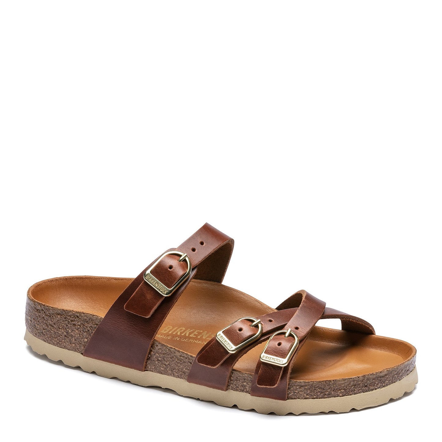 Peltz Shoes Women's Birkenstock Franca Sandal - Regular Width COGNAC 1017 567 R