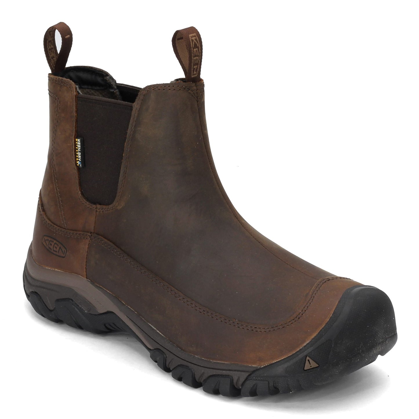 Peltz Shoes Men's Keen Anchorage III Waterproof Boot Dark Earth/Mulch 1017790