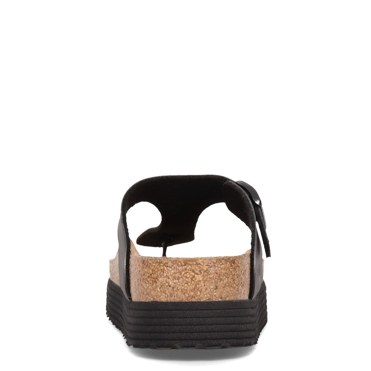 Peltz Shoes Women's Birkenstock Gizeh Platform Sandal - Regular Width BLACK 1018 546 R