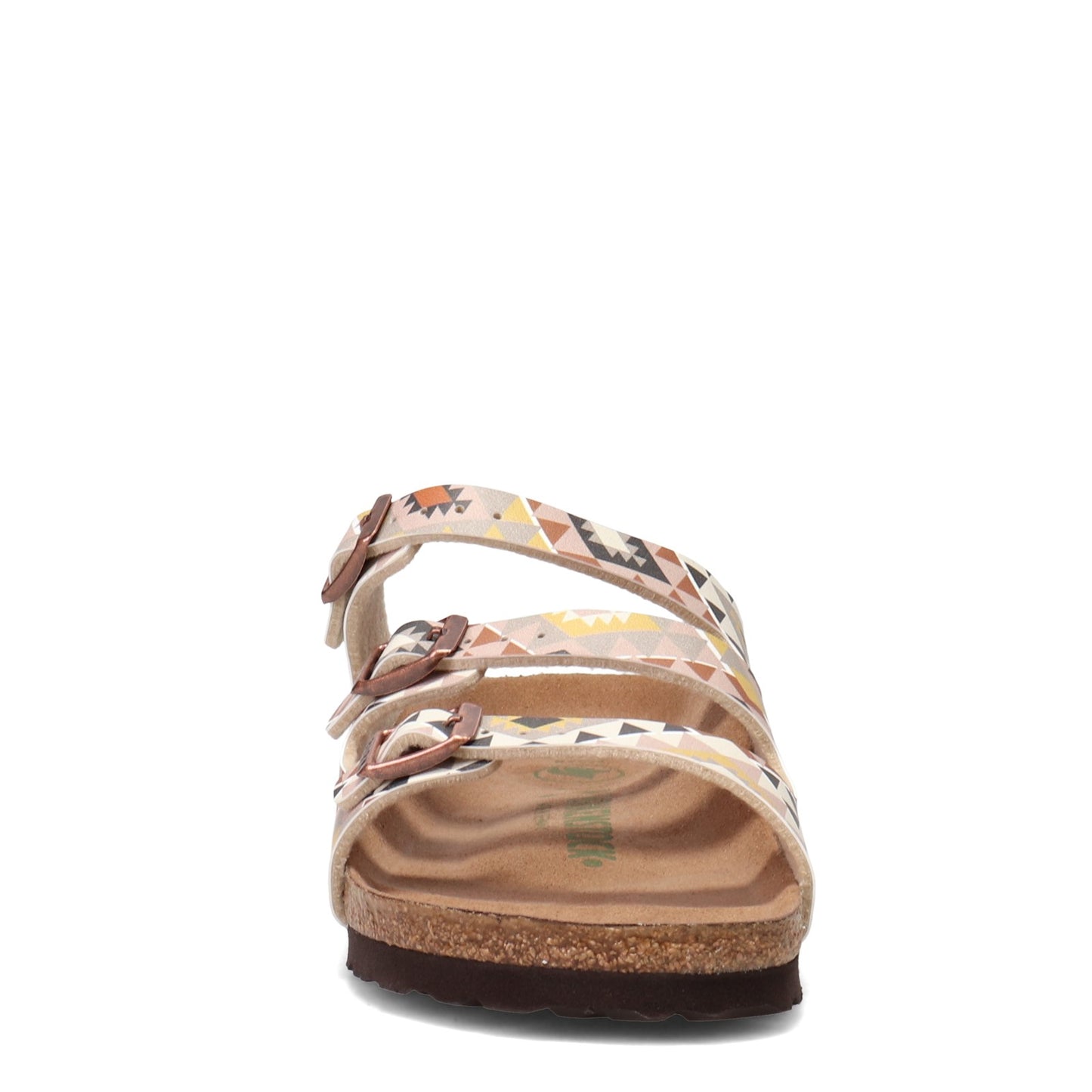Peltz Shoes Women's Birkenstock Florida Sandal Vegan MULTI FABRIC 1018736 N