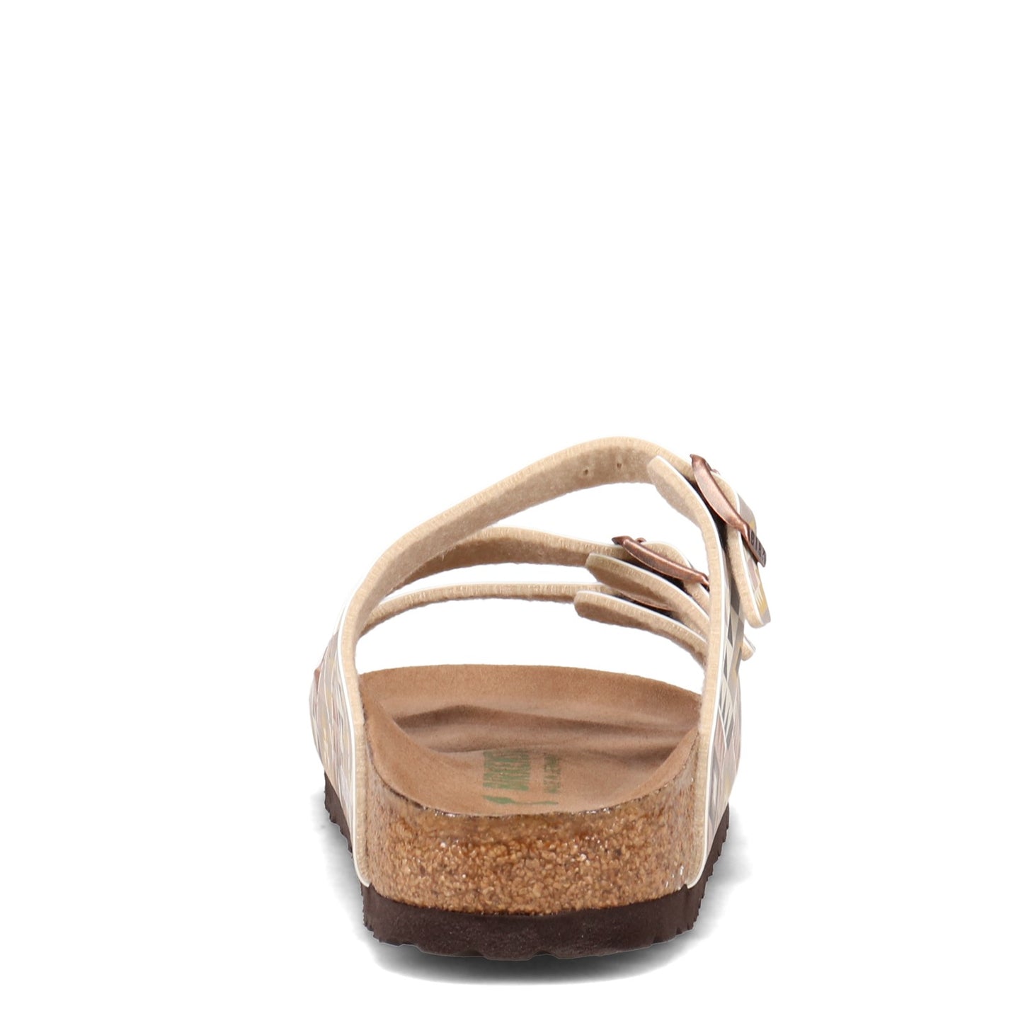 Peltz Shoes Women's Birkenstock Florida Sandal Vegan MULTI FABRIC 1018736 N