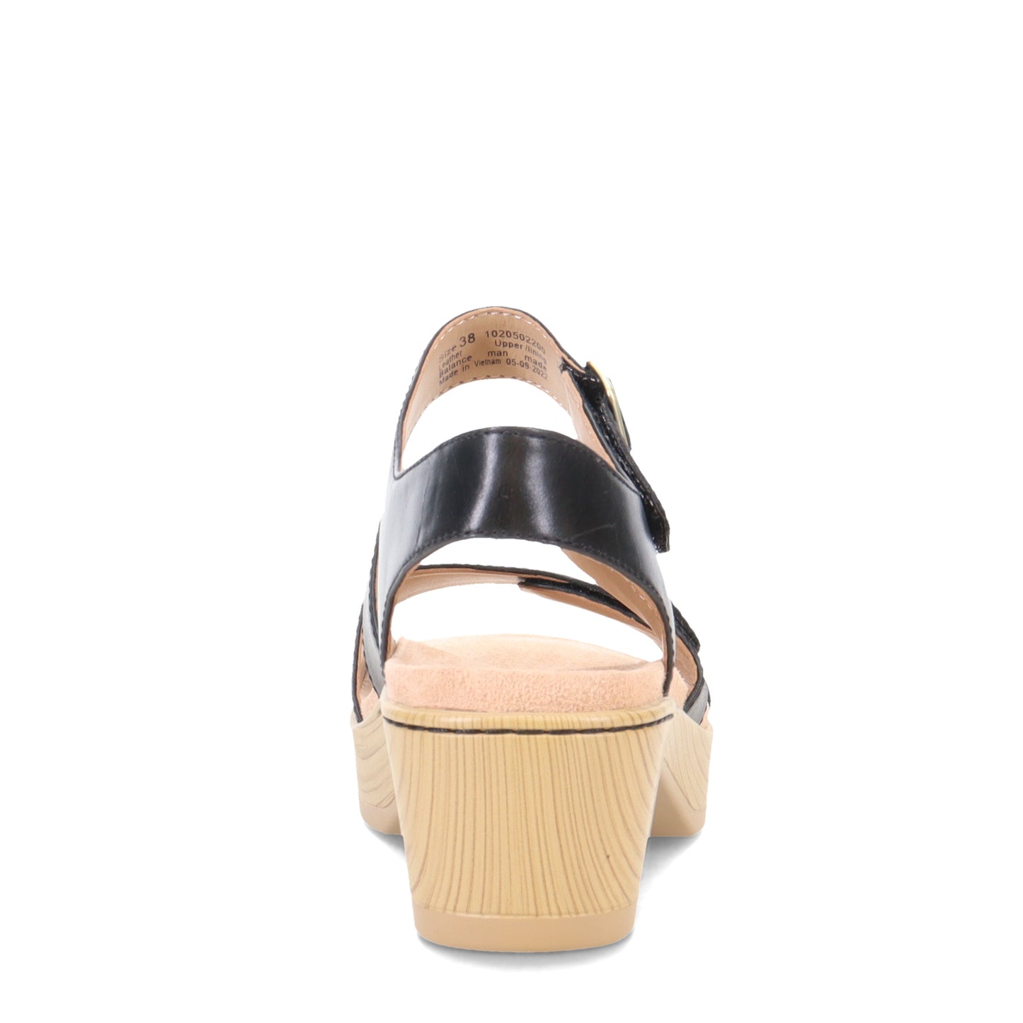 Peltz Shoes Women's Dansko Malena Sandal Black 1020-502200