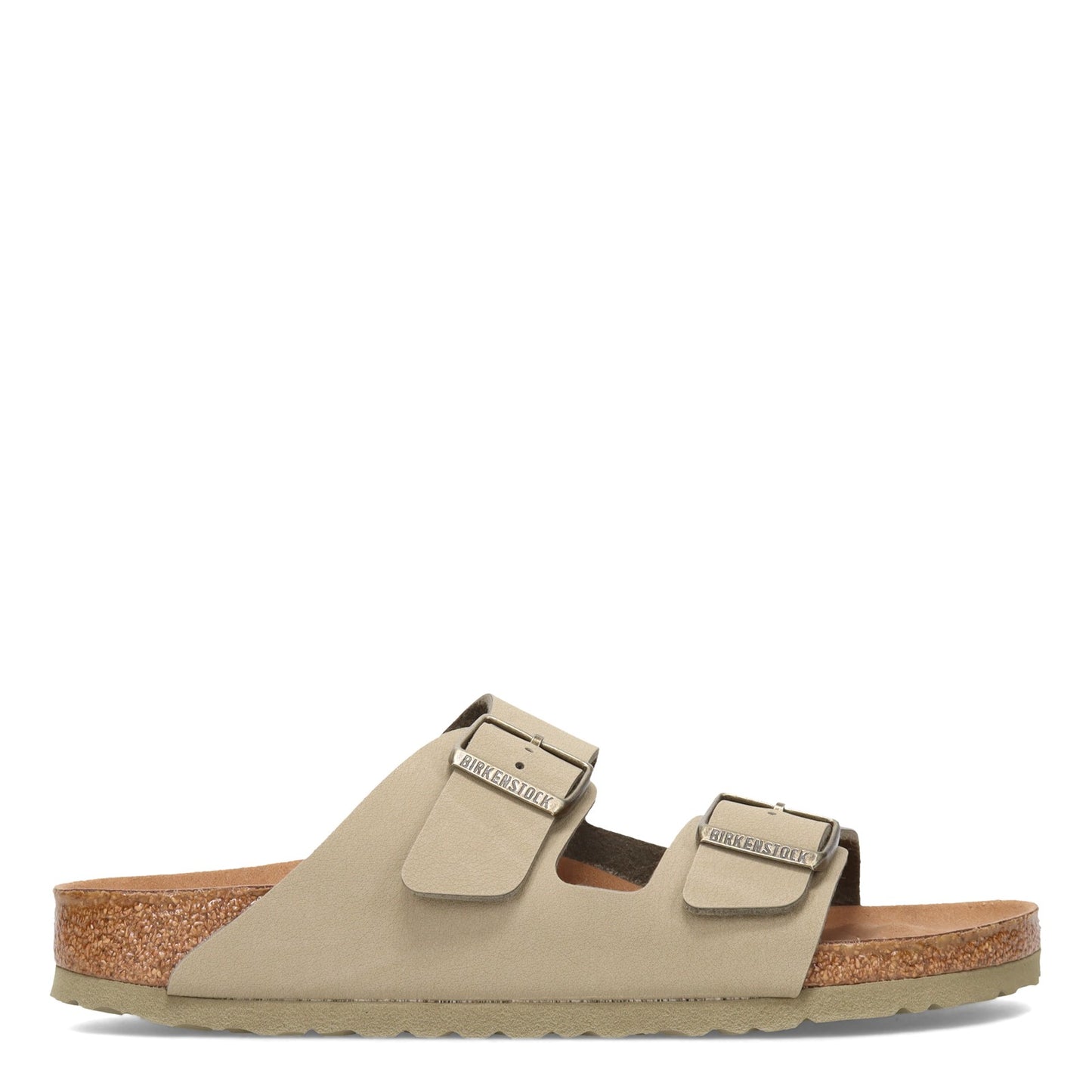 Peltz Shoes Women's Birkenstock Arizona Slide Sandal - Narrow Width FADED KHAKI 1020 540 N