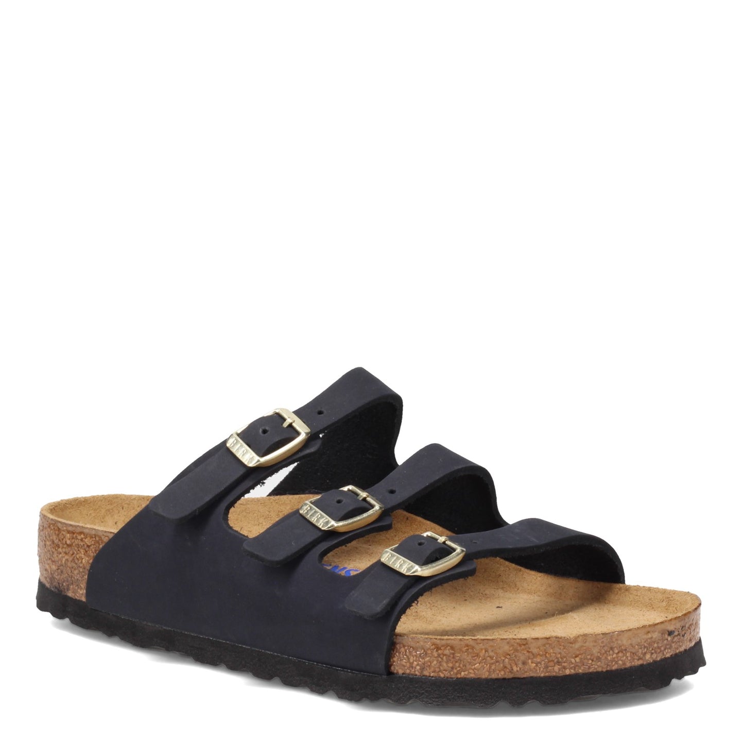 Peltz Shoes Women's Birkenstock Florida Soft Footbed Sandal - Regular Width MIDNIGHT 1020 930 R