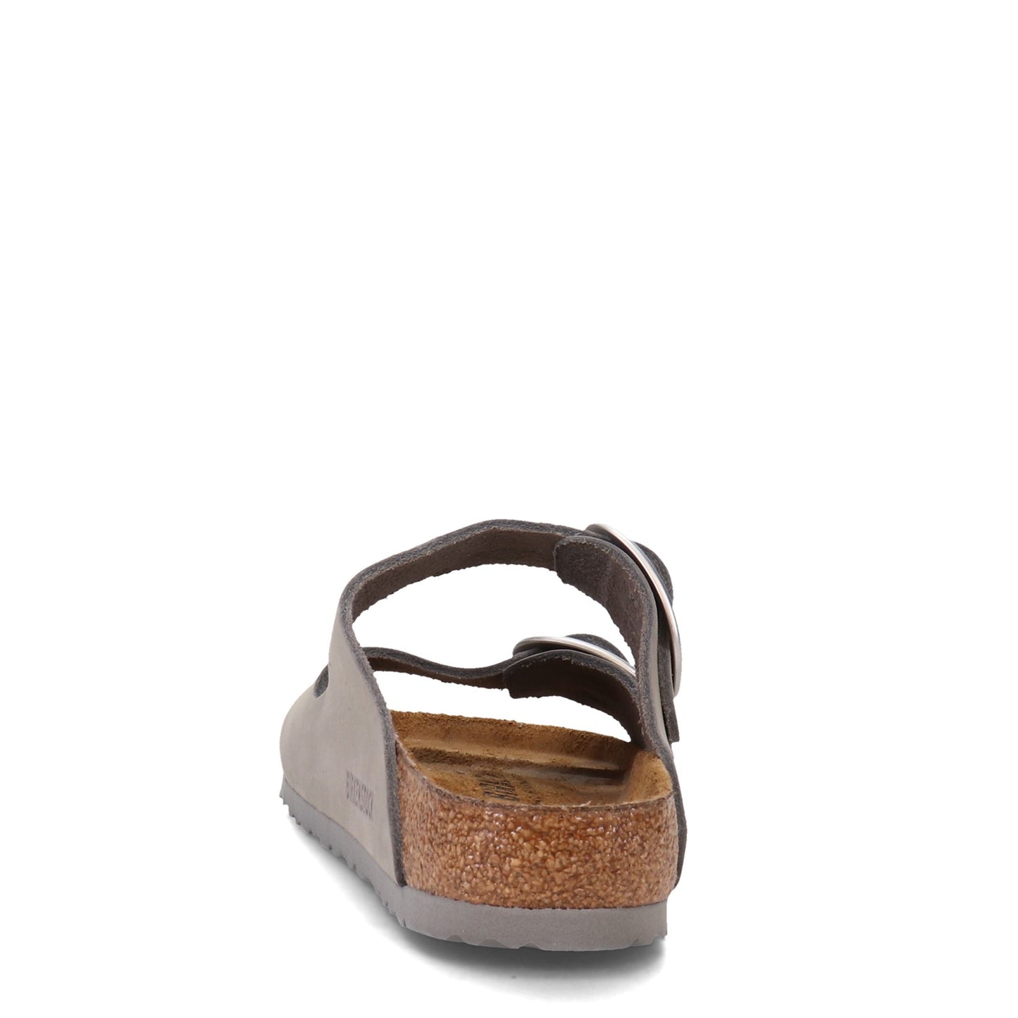 Peltz Shoes Women's Birkenstock Arizona Big Buckle Sandal GREY NUBUCK 1021 751 R