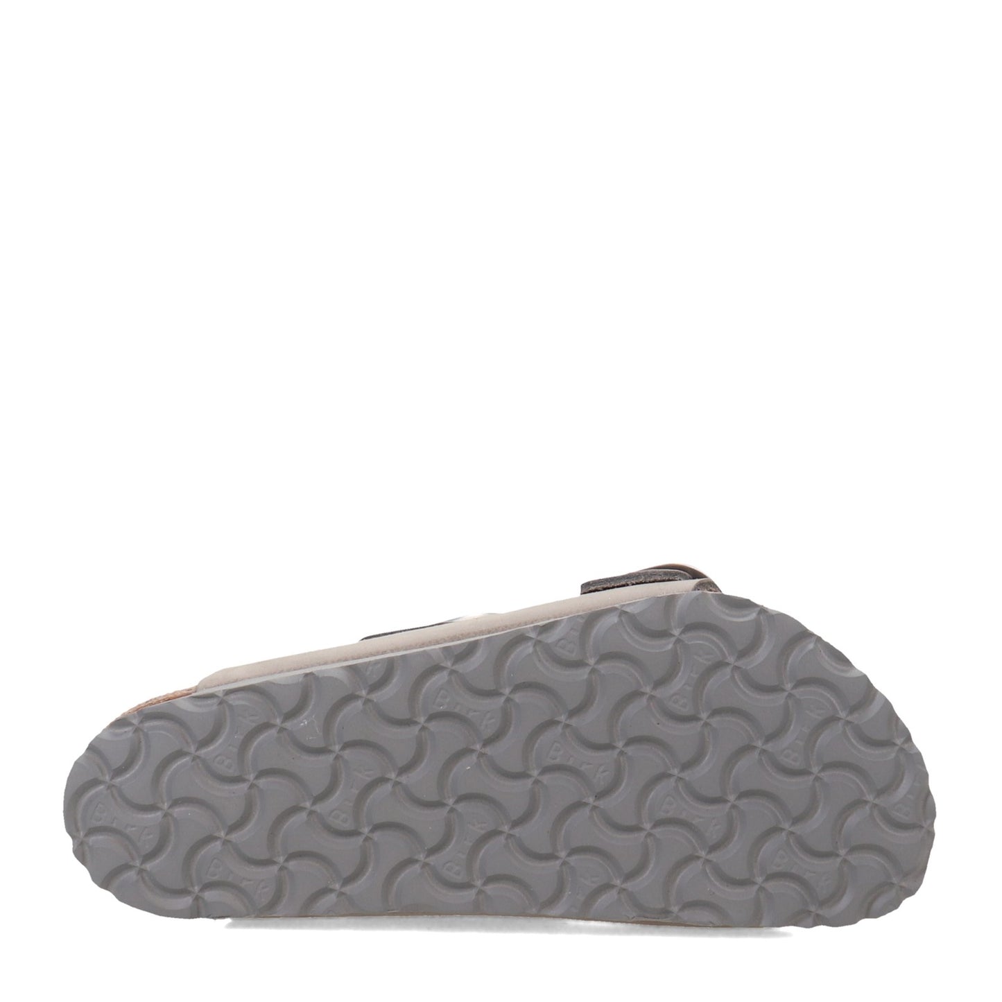 Peltz Shoes Women's Birkenstock Arizona Big Buckle Sandal GREY NUBUCK 1021 751 R