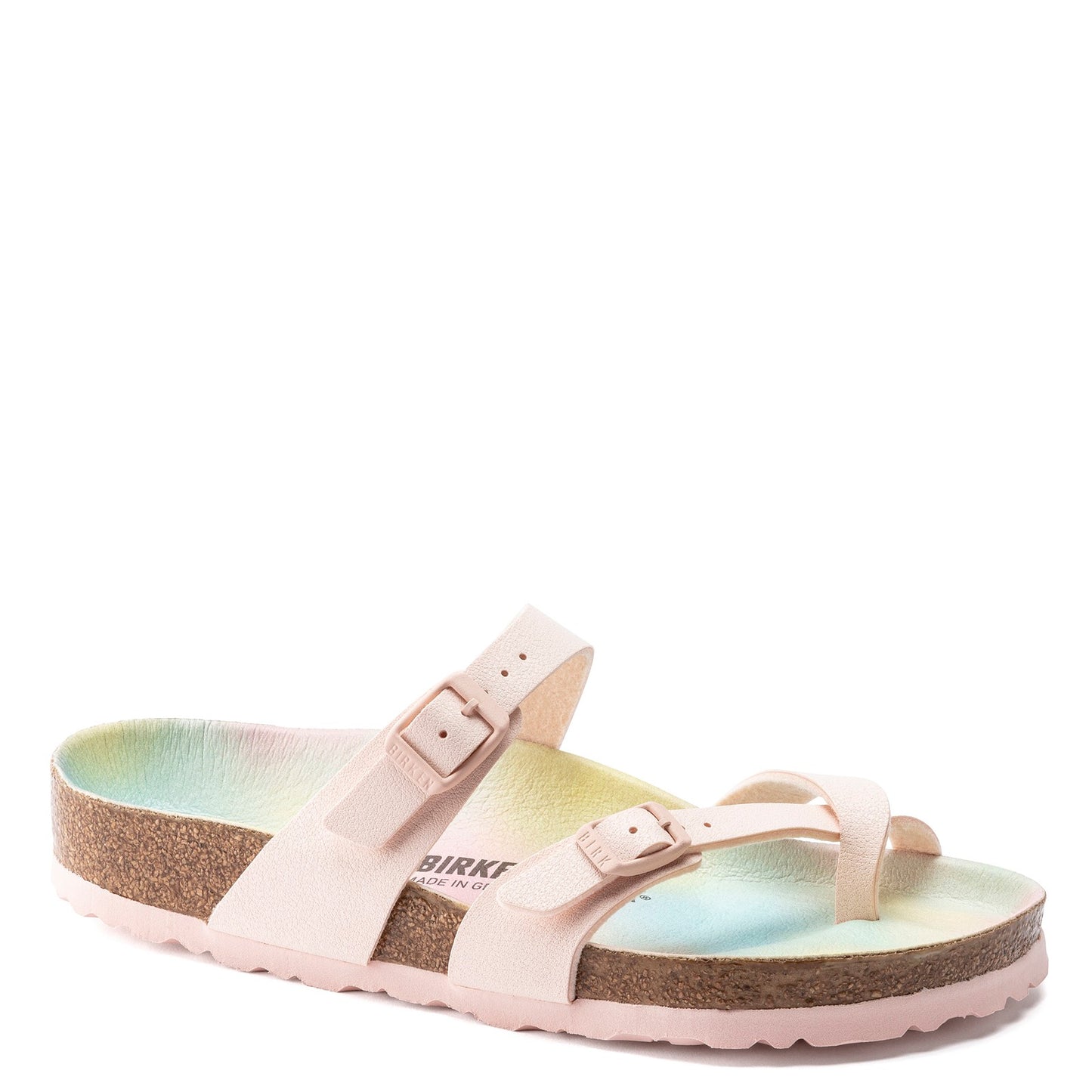 Peltz Shoes Women's Birkenstock Mayari Sandal - Regular Width PINK OMBRE 1022 630 R