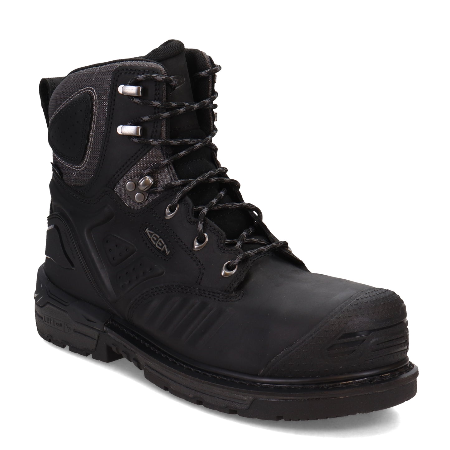 Peltz Shoes Men's Keen Utility CSA Philadelphia 6in Carbon Toe Waterproof Boot Black 1022109