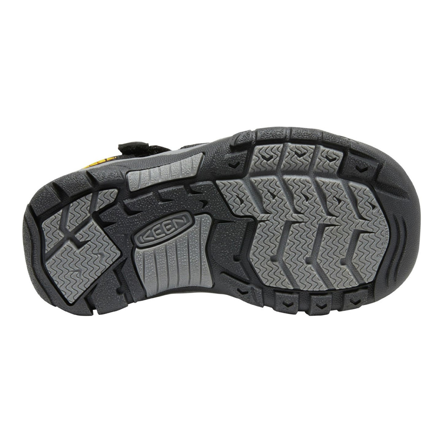 Peltz Shoes Boy's Keen Newport H2 Sandal - Toddler & Little Kid Black/Keen Yellow 1022824