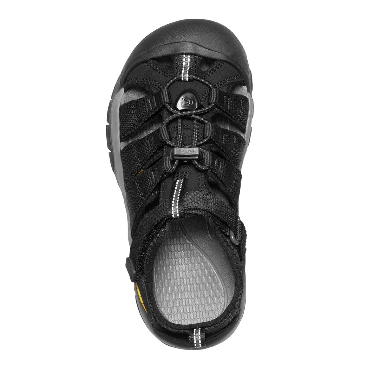 Peltz Shoes Boy's Keen Newport H2 Sandal - Little Kid & Big Kid Black/Keen Yellow 1022838