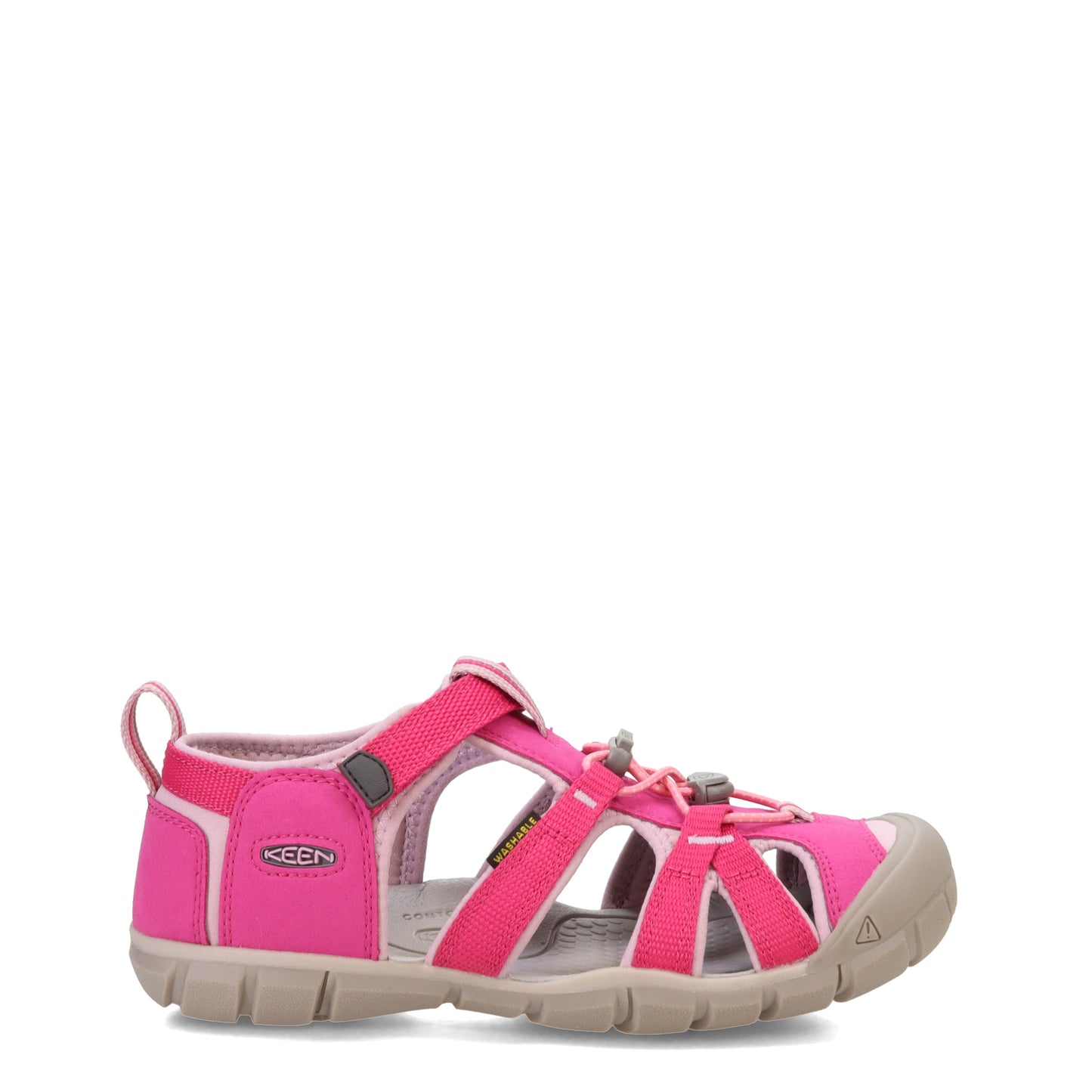Peltz Shoes Girl's Keen Seacamp II CNX Sandal – Little Kid & Big Kid Very Berry/Dawn Pink 1022994