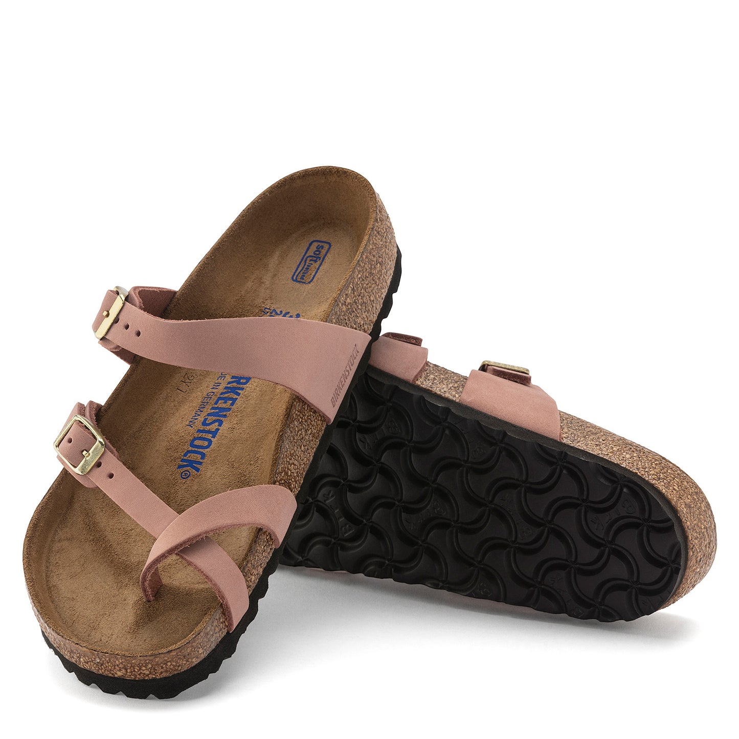 Peltz Shoes Women's Birkenstock Mayari Soft Footbed Sandal - Regular Fit PINK 1023 964 R