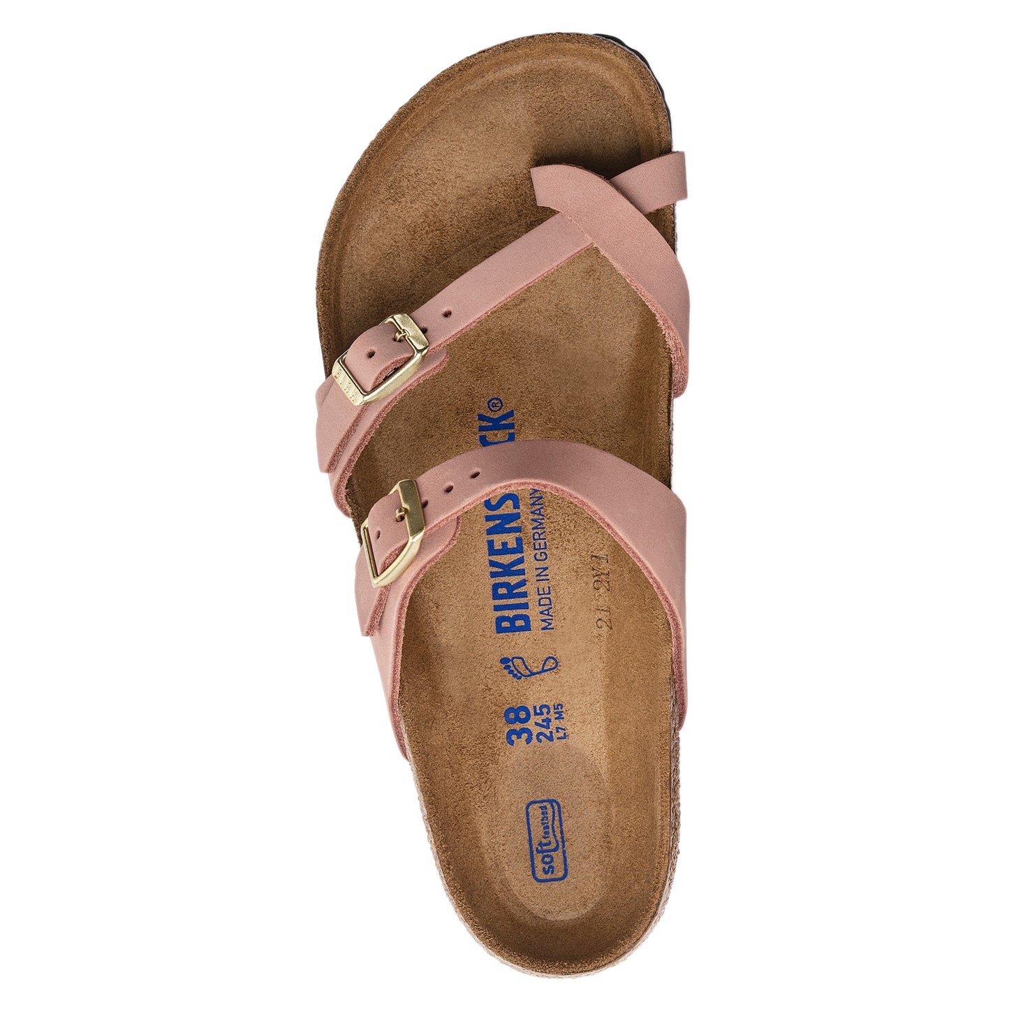 Peltz Shoes Women's Birkenstock Mayari Soft Footbed Sandal - Regular Fit PINK 1023 964 R