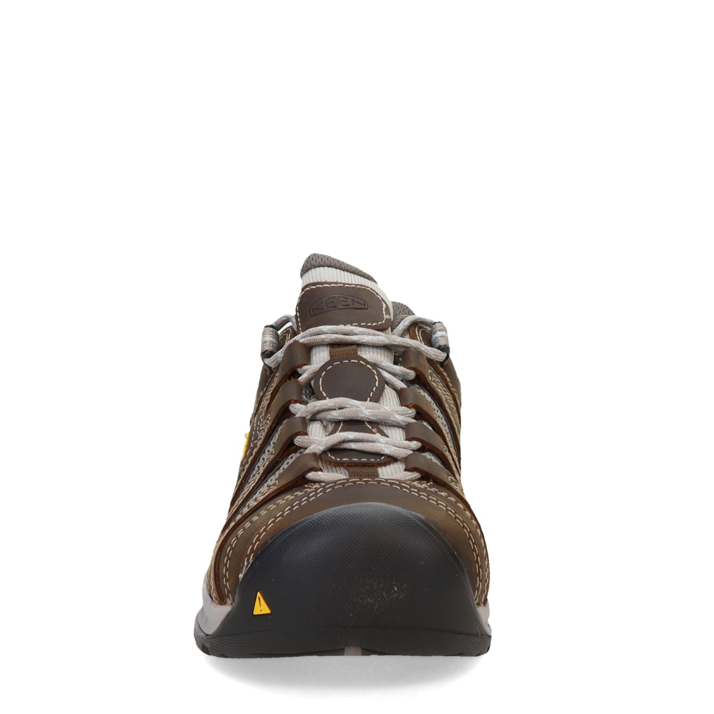 Peltz Shoes Women's Keen Flint II Steel Toe Work Shoe Cascade Brown/Surf Spray 1023233