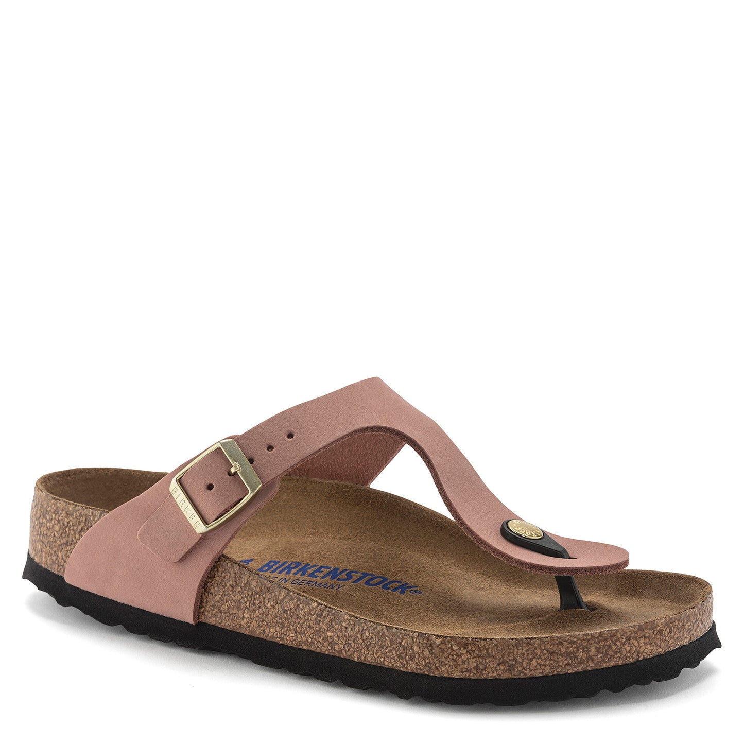 Peltz Shoes Women's Birkenstock Gizeh Soft Footbed Sandal - Regular Width PINK 1024 024 R