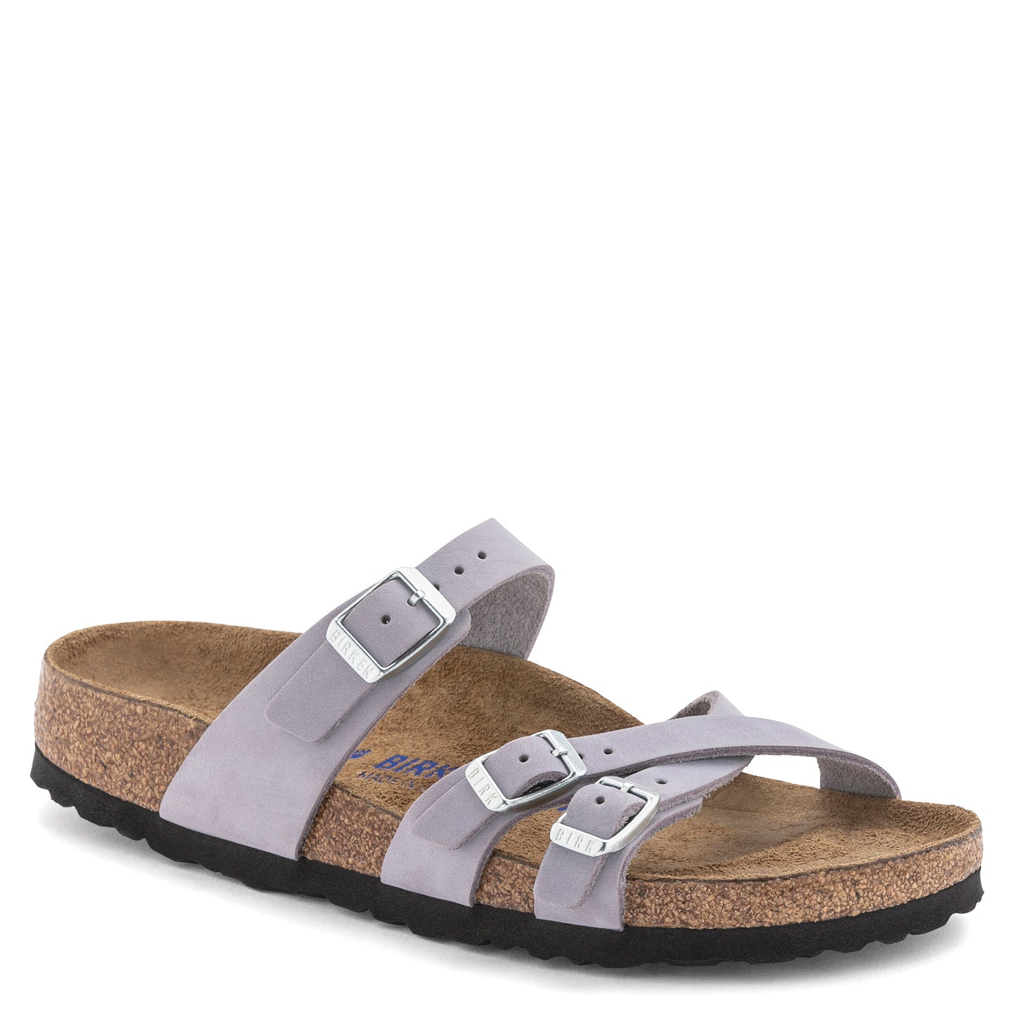 Peltz Shoes Women's Birkenstock Franca Soft Footbed Sandal - Regular Width PURPLE 1024 209 R