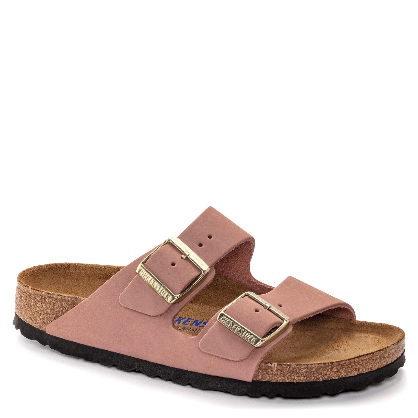 Peltz Shoes Women's Birkenstock Arizona Soft Footbed Sandal - Narrow Width PINK 1024 219 N