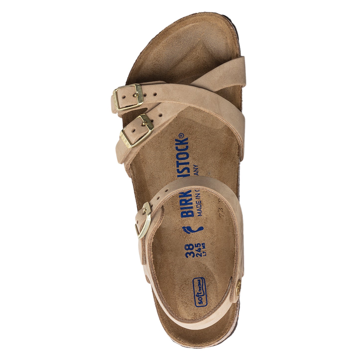 Peltz Shoes Women's Birkenstock Kumba Soft Footbed Sandal - Regular Width SAND 1024 268 R