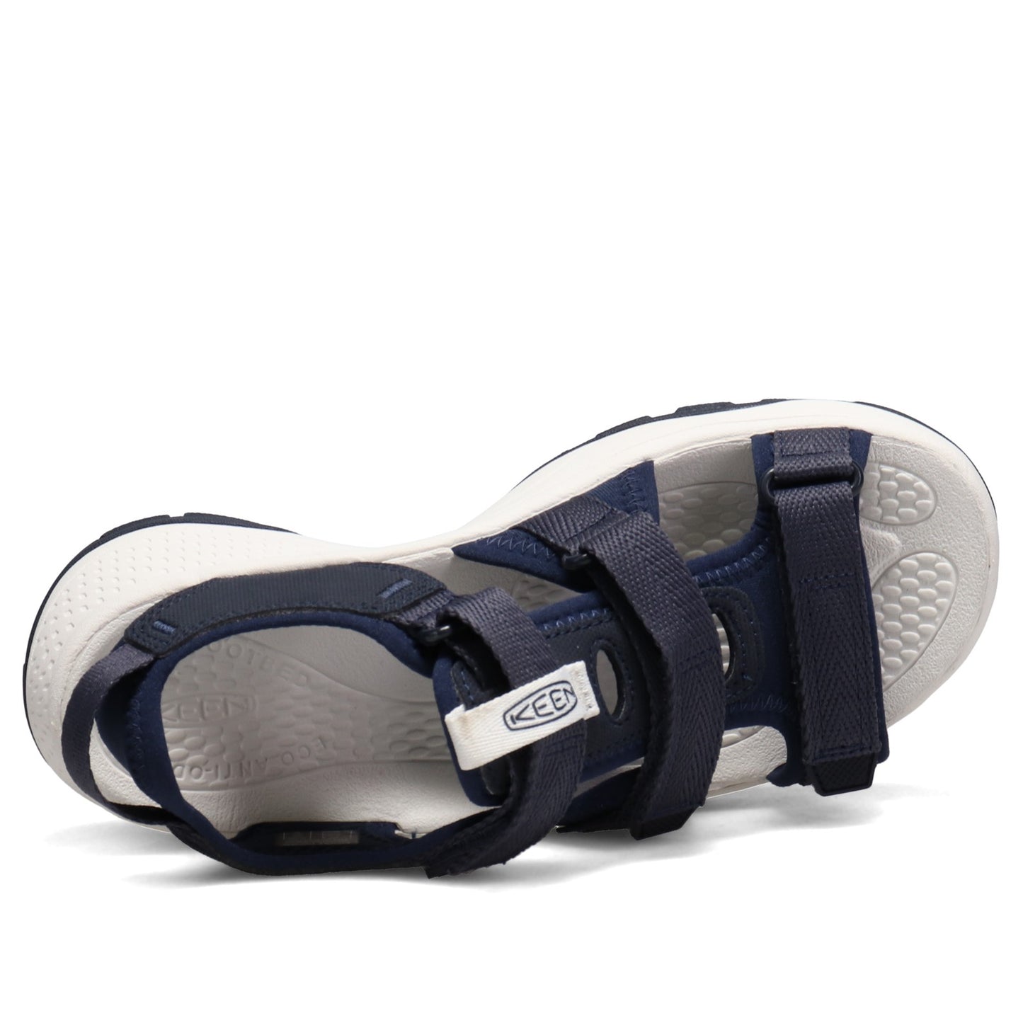Peltz Shoes Women's Keen Astoria West Open Toe Sandal BLUE BLACK 1024871