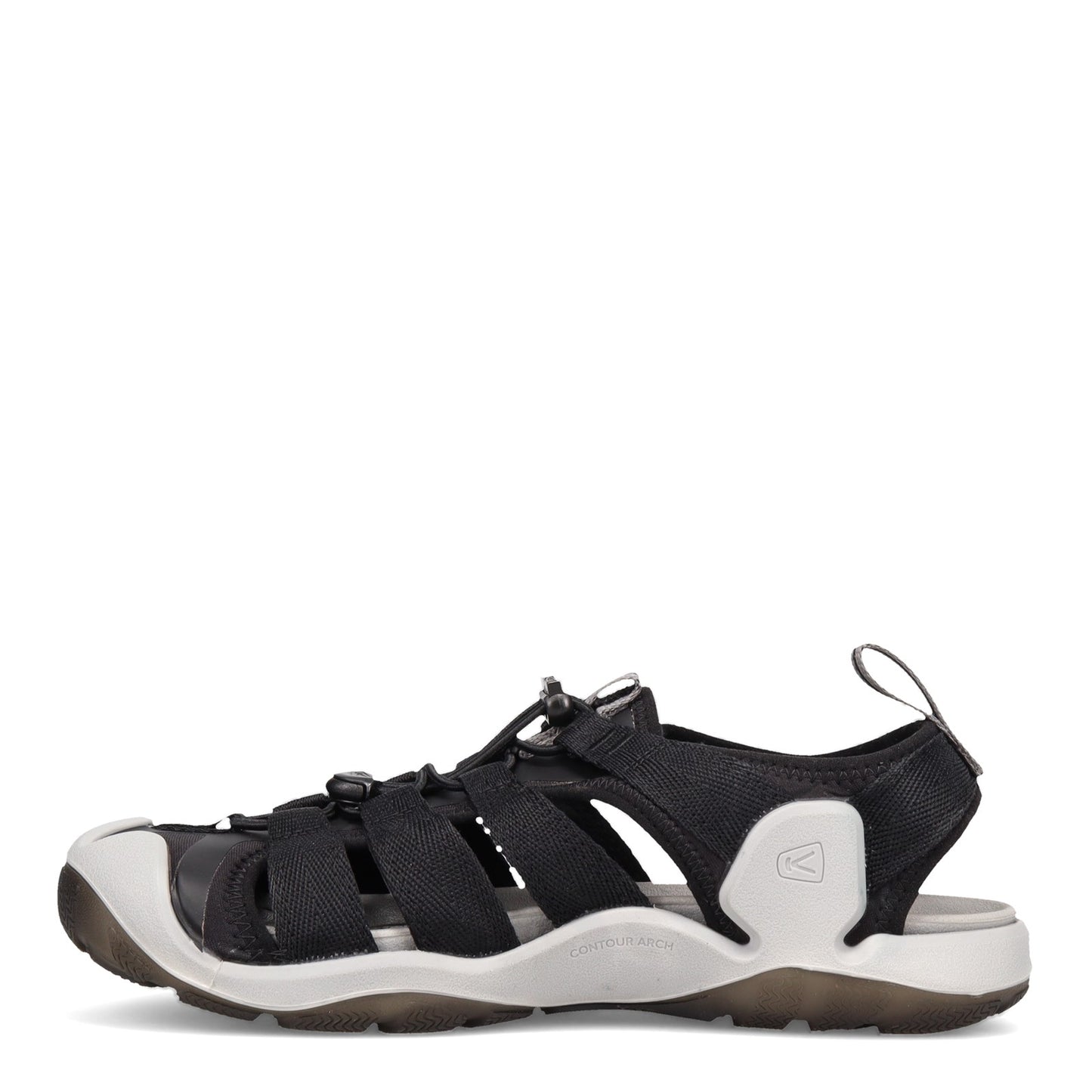 Peltz Shoes Men's Keen Clearwater II CNX Sandal Black/Yellow 1024968