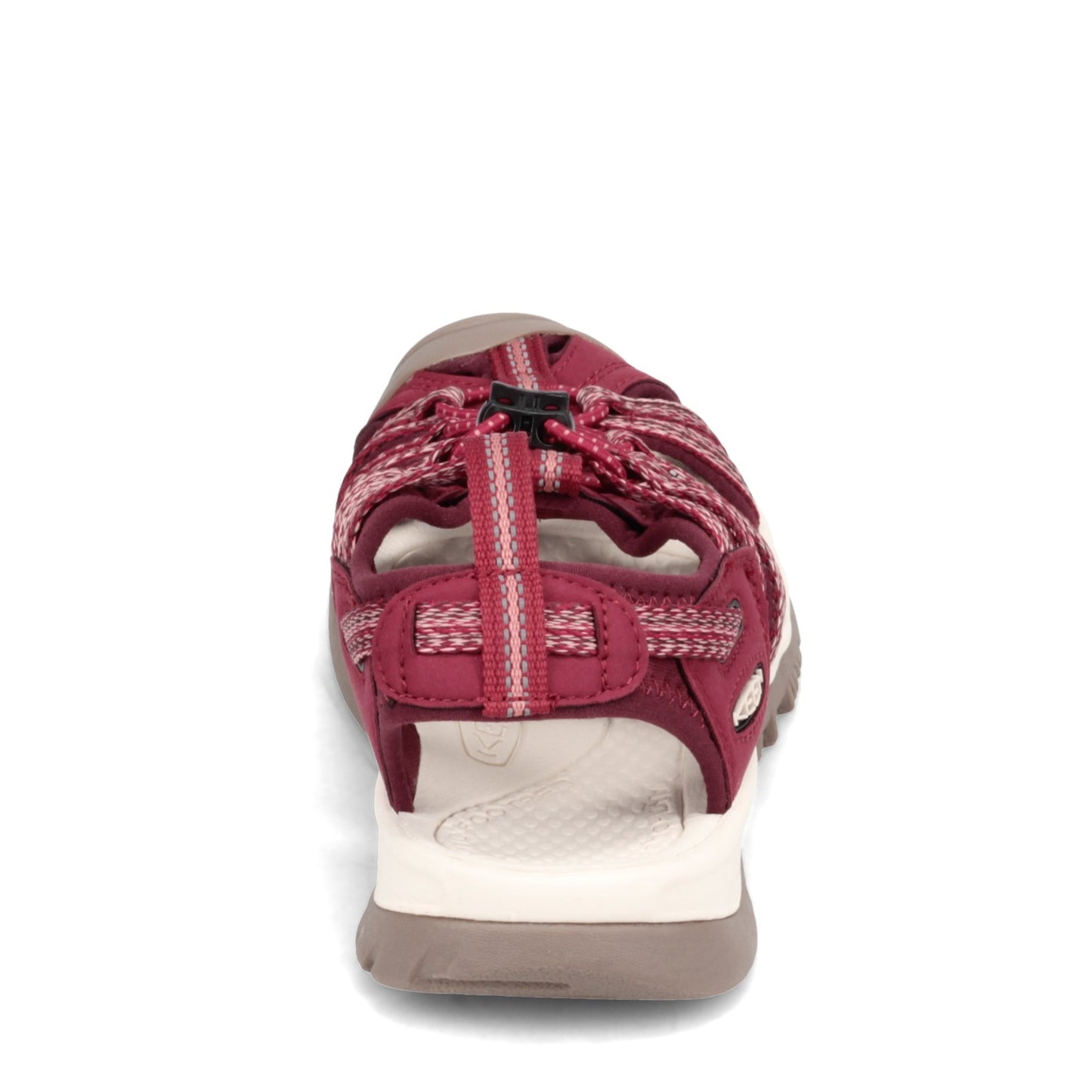 Peltz Shoes Women's Keen Whisper Sandal RED DAHLIA 1025041