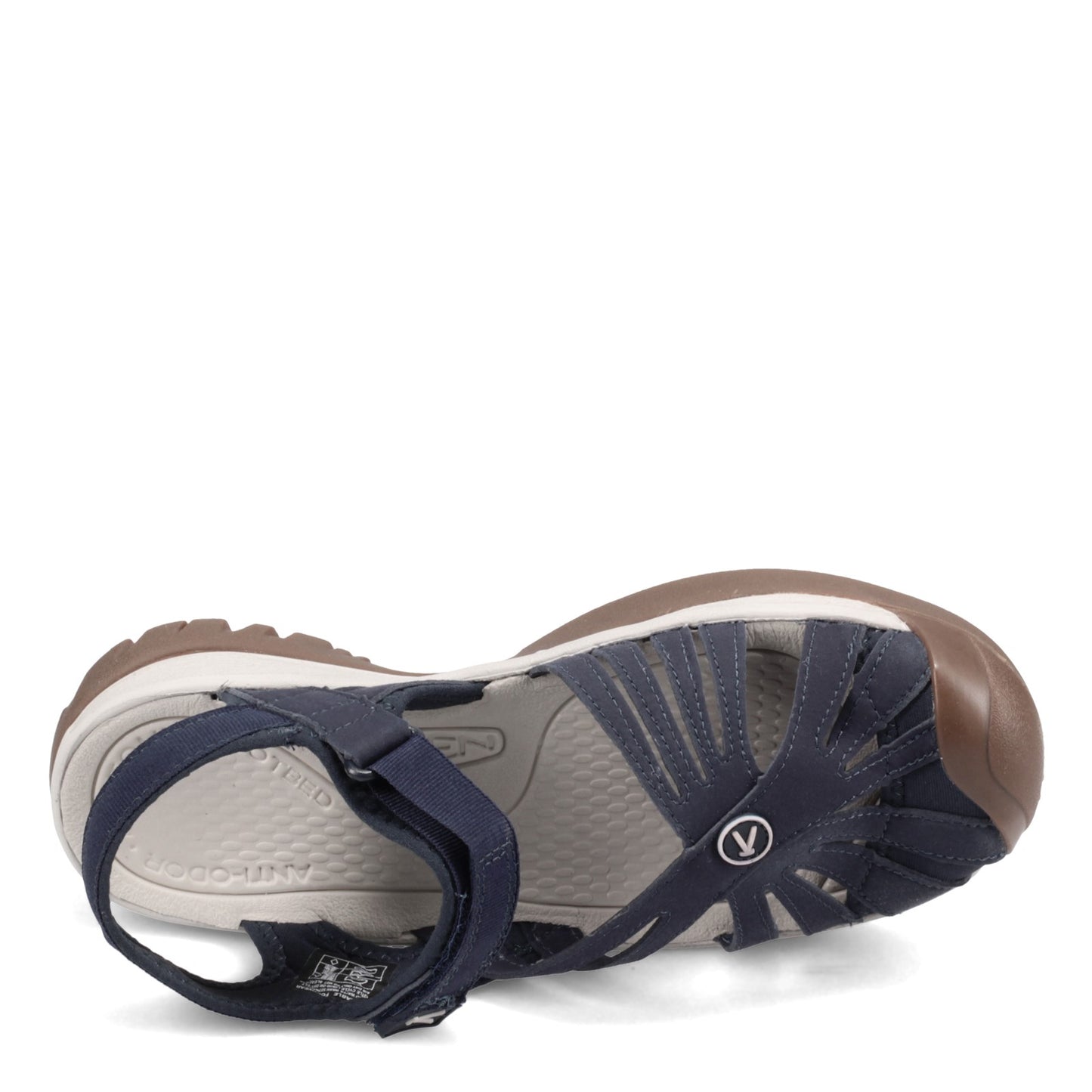 Peltz Shoes Women's Keen Rose Sandal NAVY 1025126
