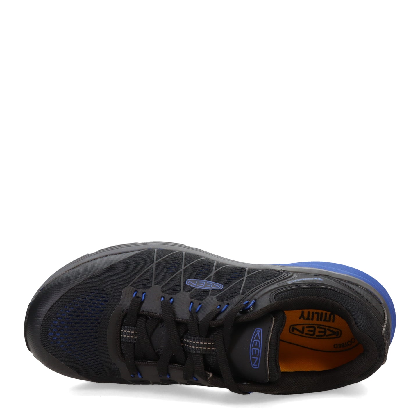 Peltz Shoes Men's Keen Utility Vista Energy CT Waterproof Work Shoe Nautical Blue/Black 1025754