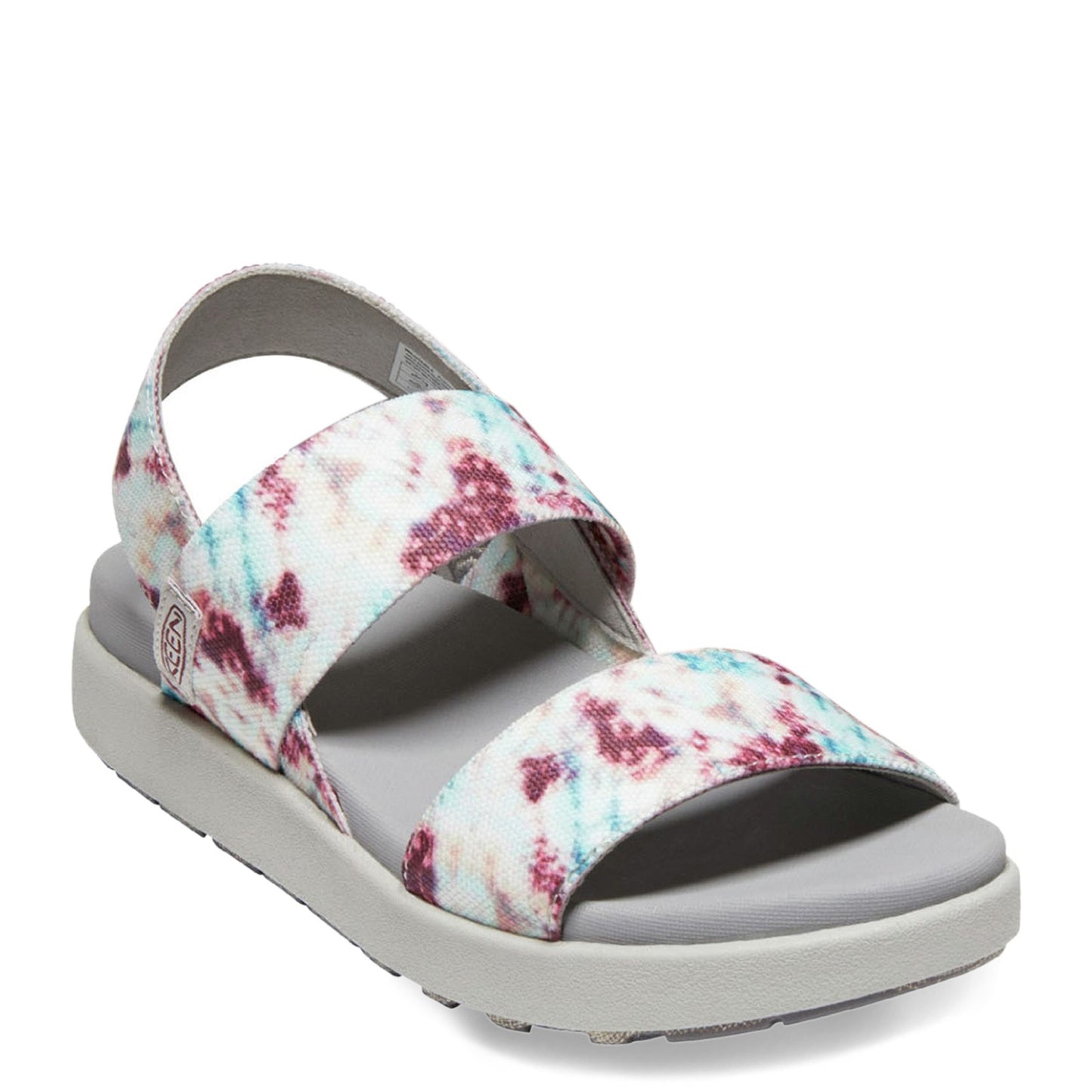 Peltz Shoes Women's Keen Elle Backstrap Sandal Multi Fabric 1026043