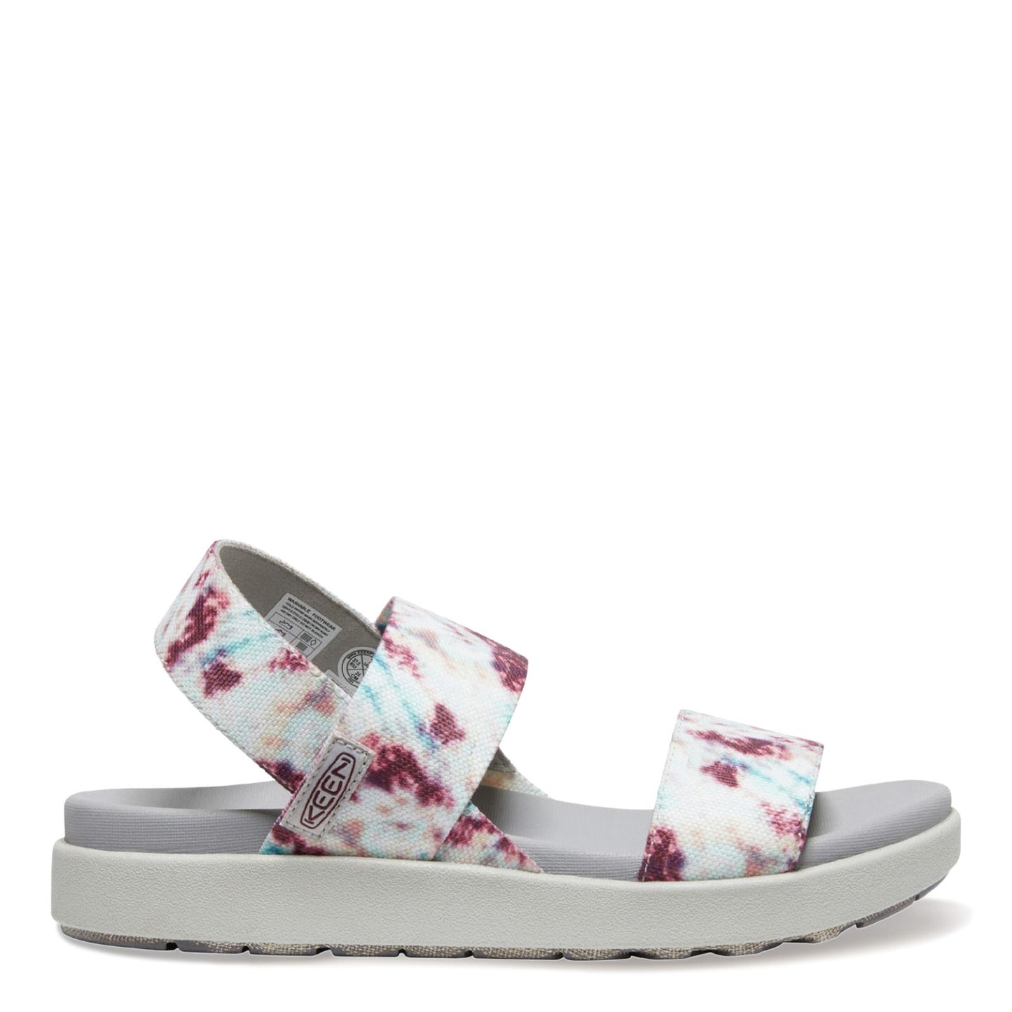 Peltz Shoes Women's Keen Elle Backstrap Sandal Multi Fabric 1026043
