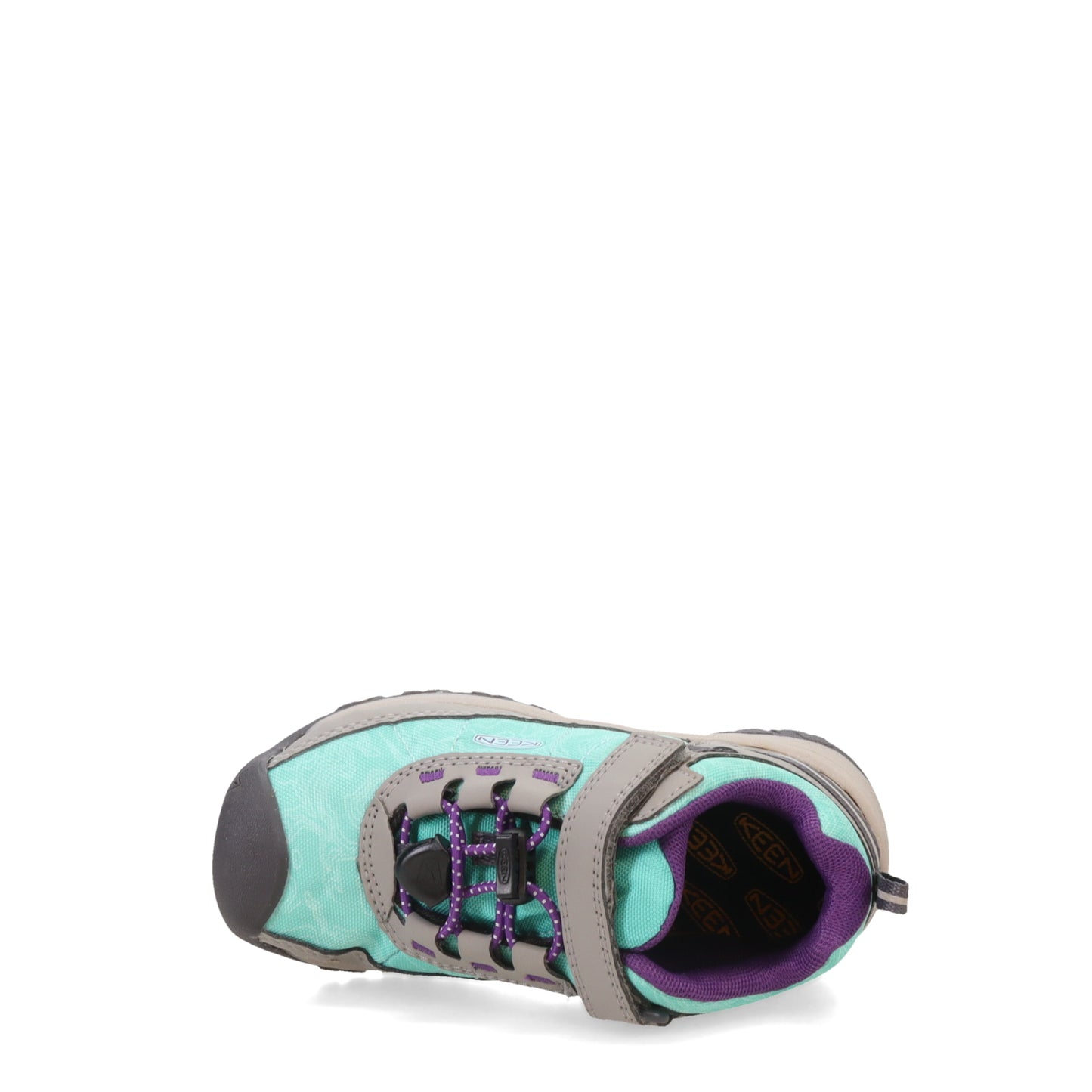 Peltz Shoes Girl's Keen Targhee Sport Vent Hiking Shoe – Little Kid Waterfall/Vapor 1026066