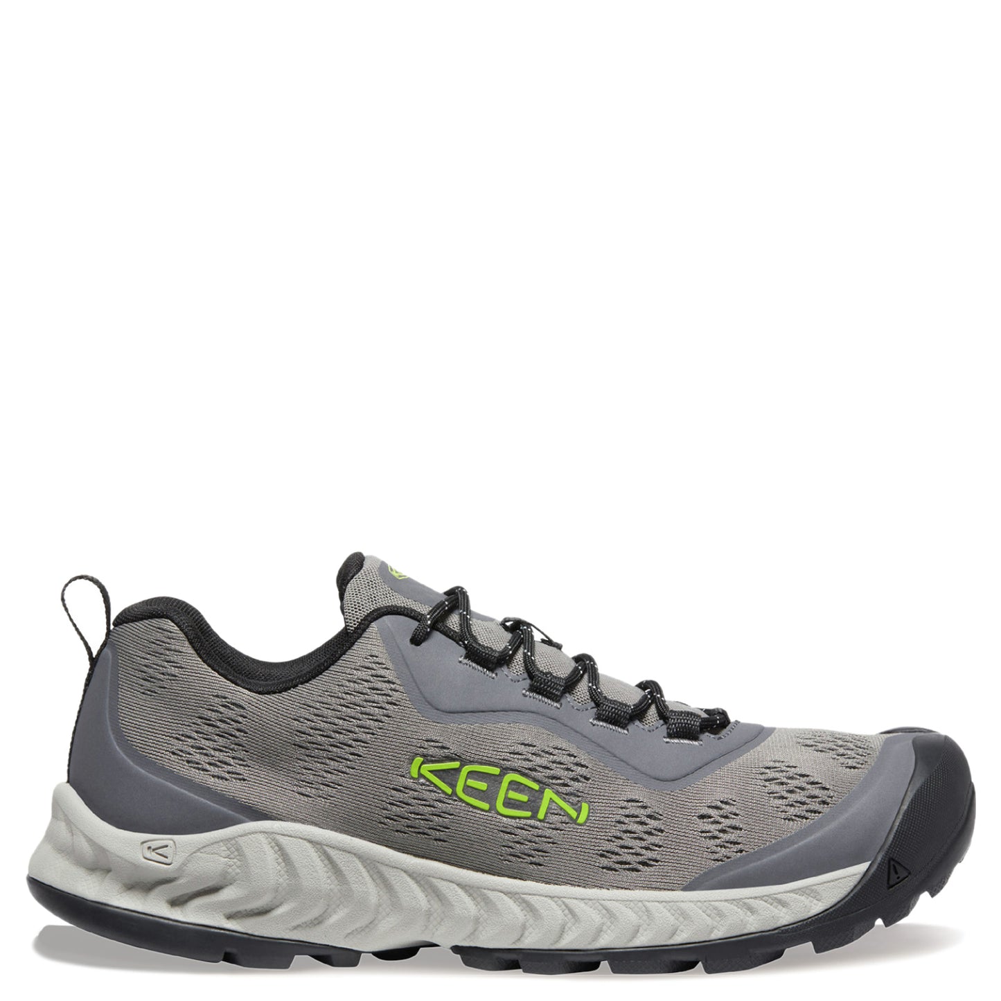Peltz Shoes Men's KEEN NXIS Speed Hiking Shoe Steel Grey/Evening Primrose 1026113