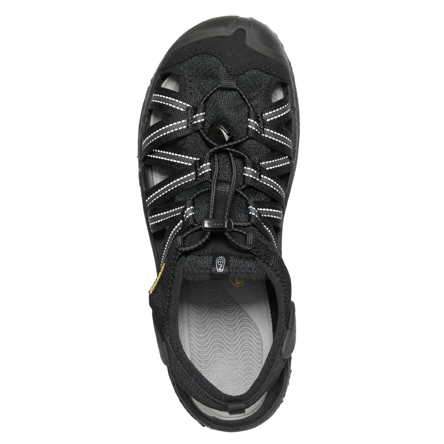 Peltz Shoes Men's Keen Drift Creek H2 Sandal Black/Black 1026122