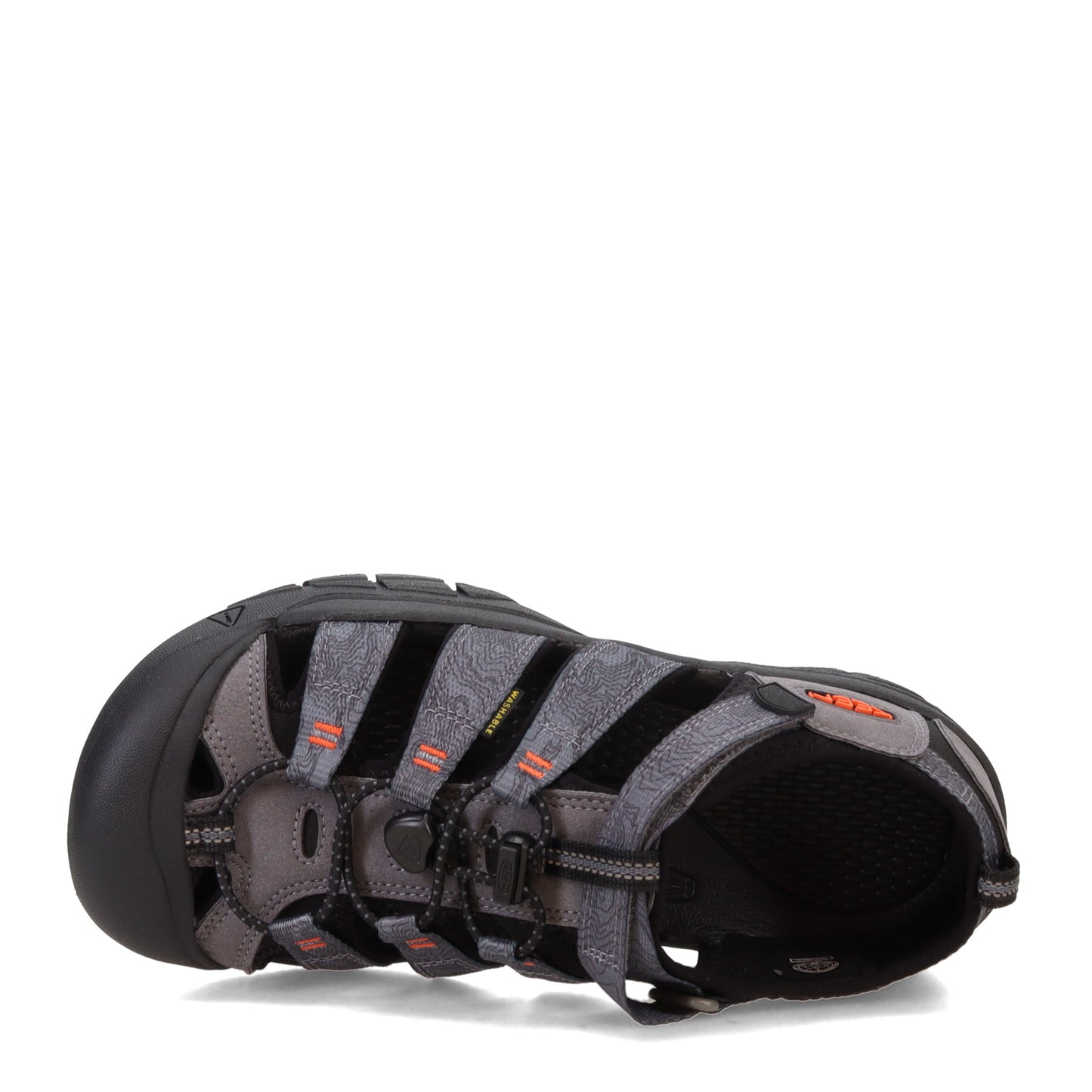 Peltz Shoes Boy's Keen Newport H2 Waterproof Sandal - Little Kid & Big Kid Steel Grey/Black 1026277