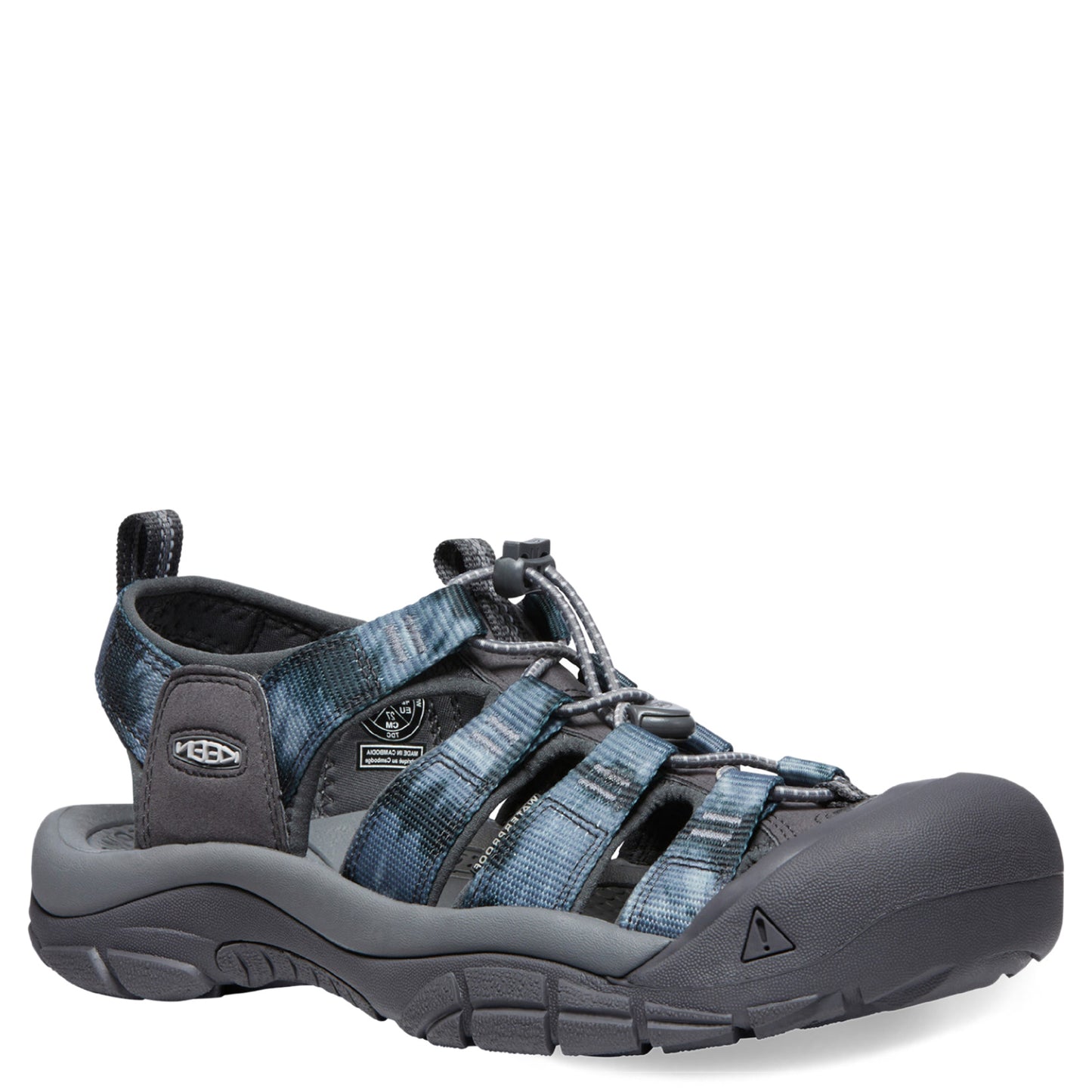 Peltz Shoes Men's Keen Newport H2 Sandal Magnet/Steel Grey 1027123
