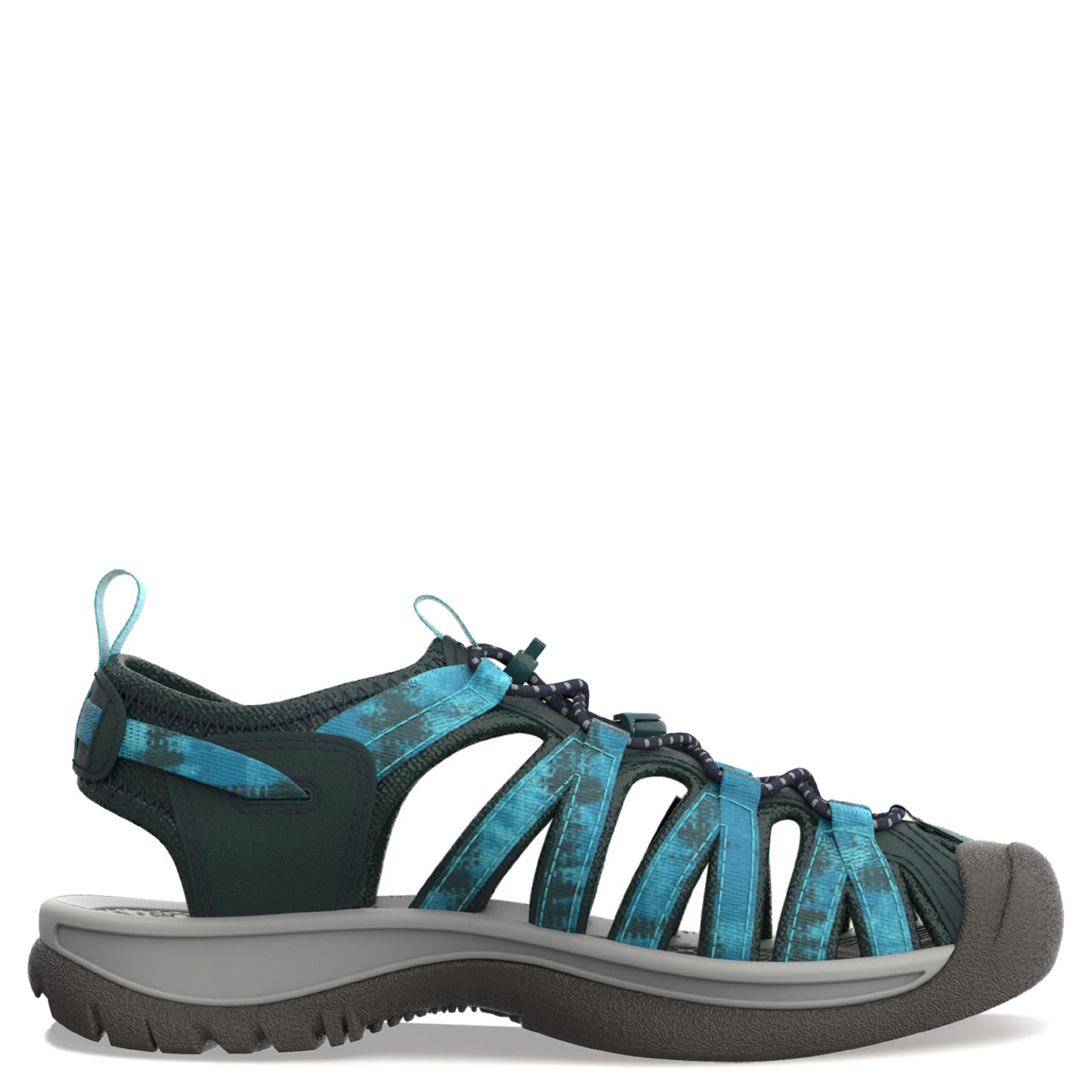 Peltz Shoes Women's Keen Whisper Sandal Sea Moss/Tie Dye 1027362