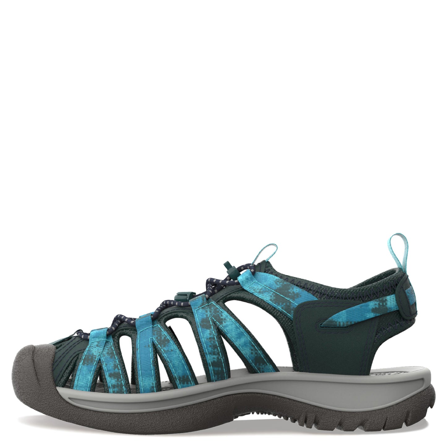 Peltz Shoes Women's Keen Whisper Sandal Sea Moss/Tie Dye 1027362