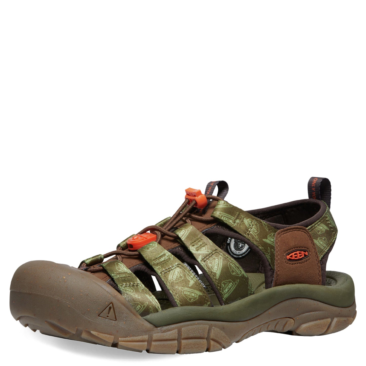 Peltz Shoes Men's Keen Newport Retro Sandal Smokey Bear 1027452