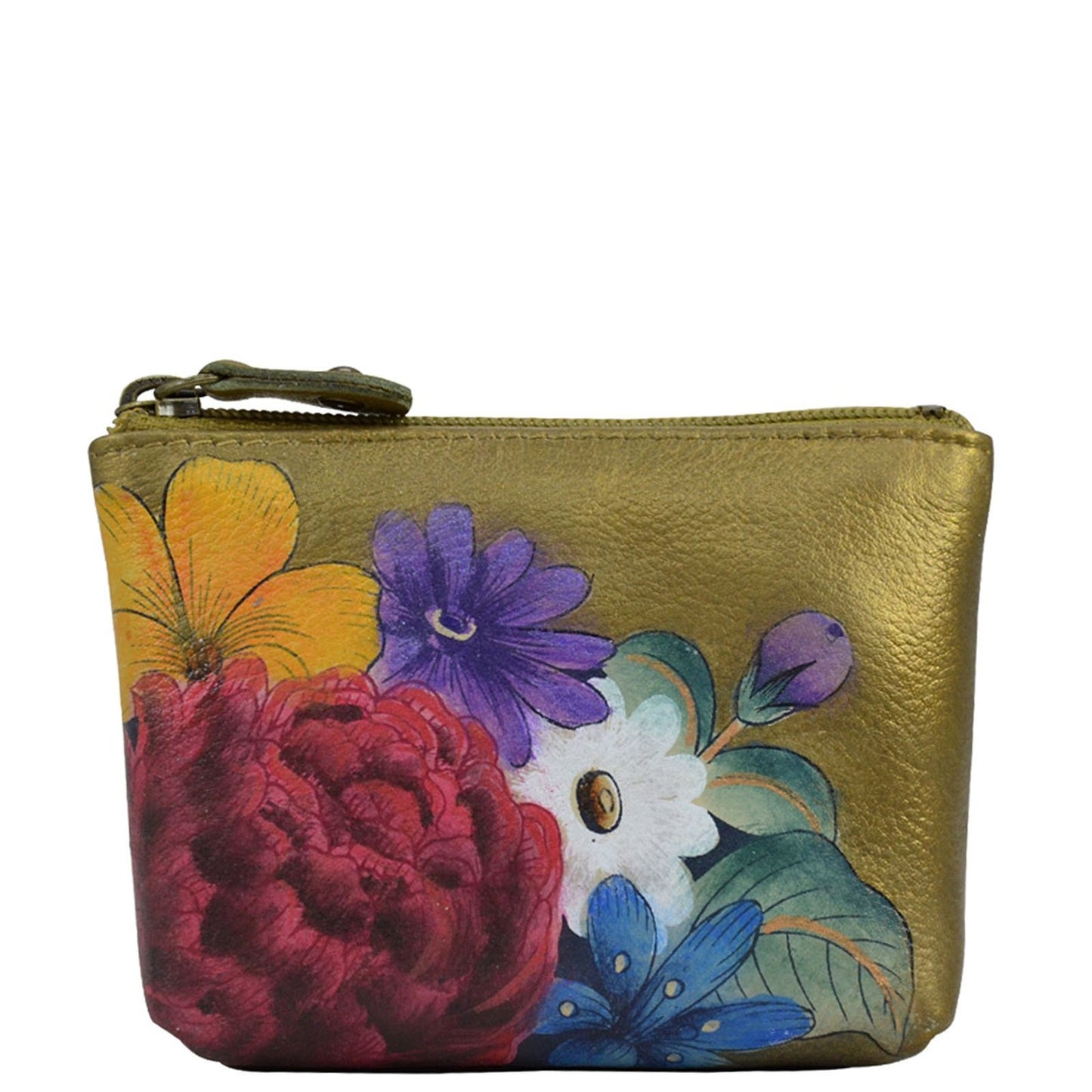 Peltz Shoes Women's Anuschka Coin Pouch DREAMY FLORAL 1031-DRF
