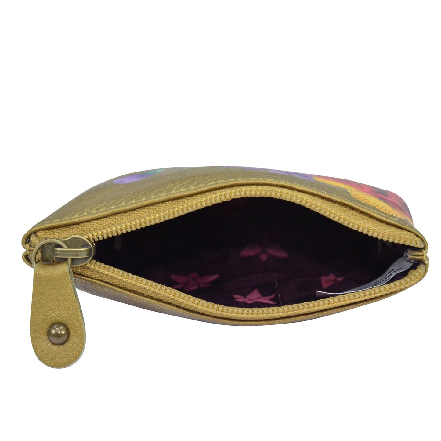 Peltz Shoes Women's Anuschka Coin Pouch DREAMY FLORAL 1031-DRF