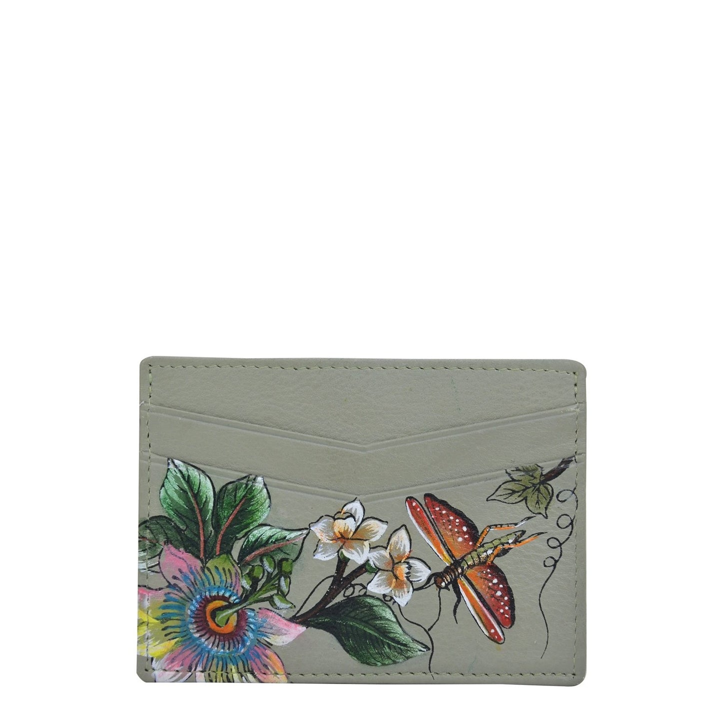 Peltz Shoes Women's Anuschka Credit Card Case Floral Passion 1032-FPS