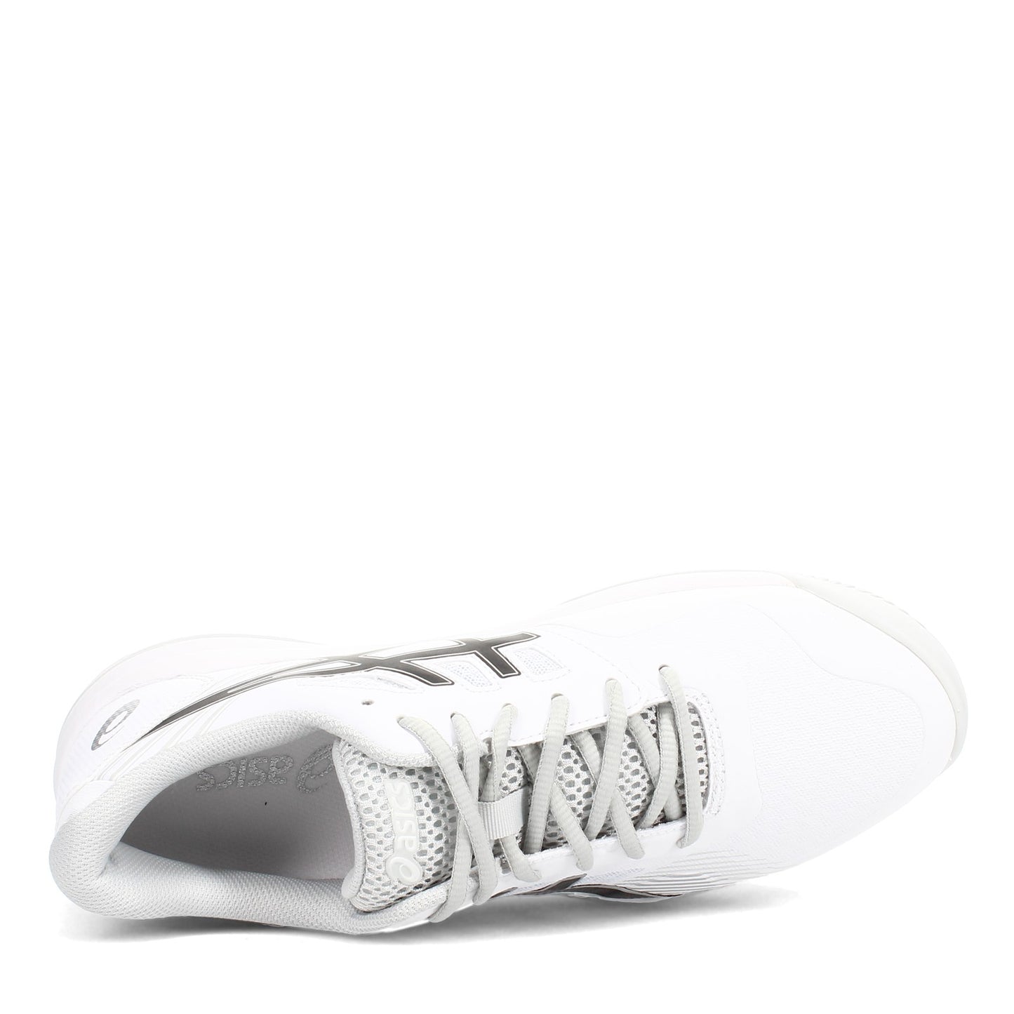 Peltz Shoes Men's ASICS GEL-Game 8 Tennis Shoe WHITE BLACK 1041A192.101