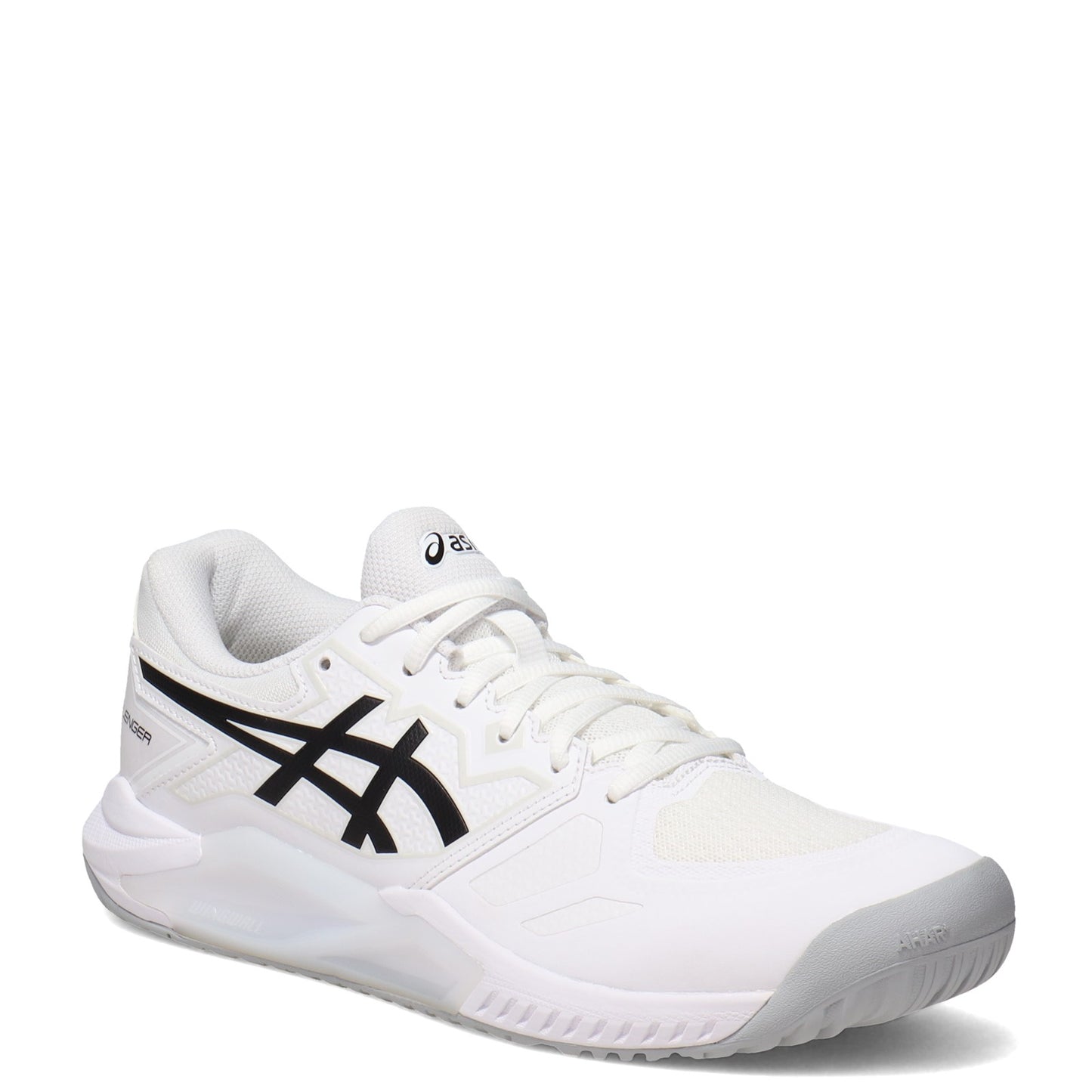 Peltz Shoes Men's ASICS GEL-Challenger 13 Tennis Shoe WHITE BLACK 1041A222.101