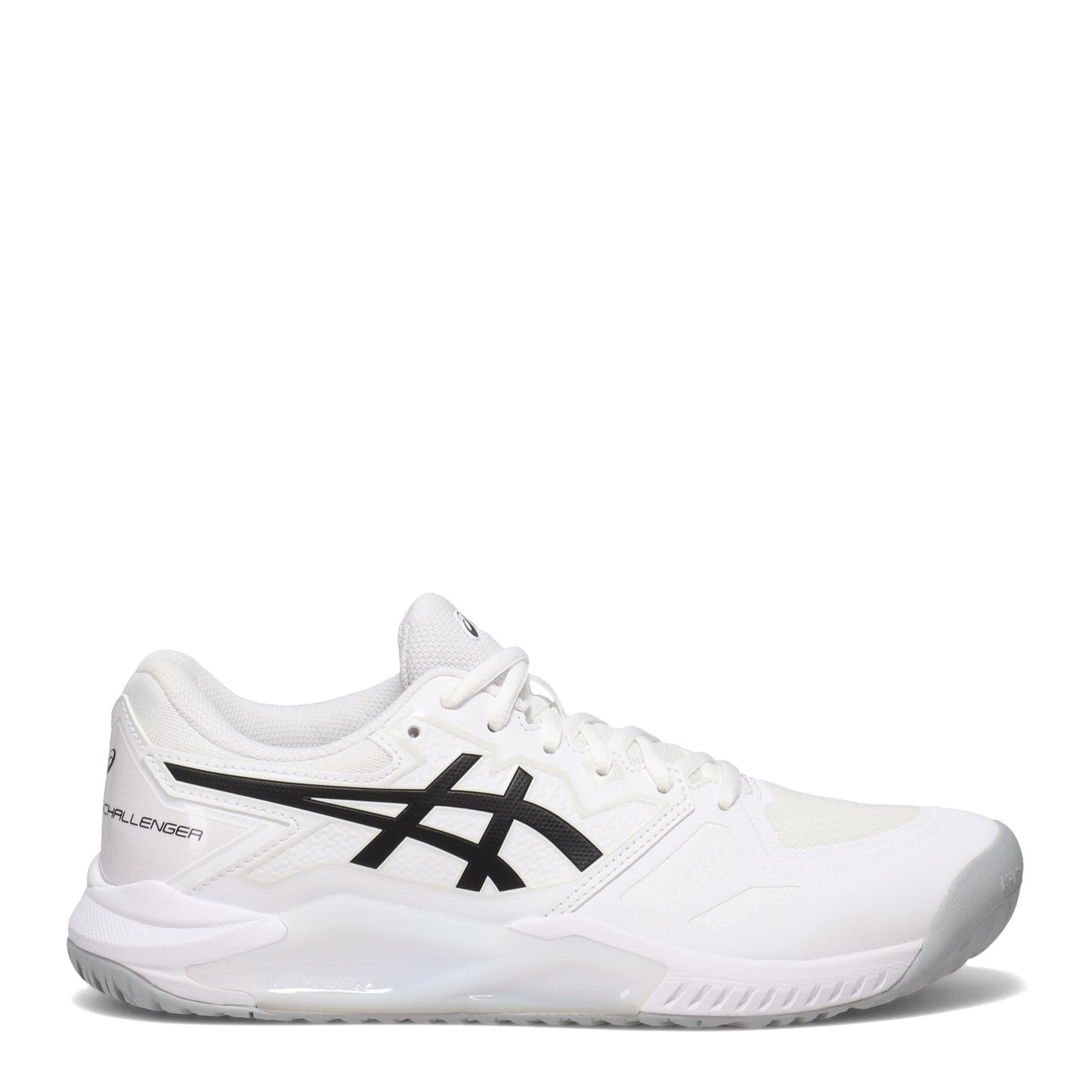 Peltz Shoes Men's ASICS GEL-Challenger 13 Tennis Shoe WHITE BLACK 1041A222.101