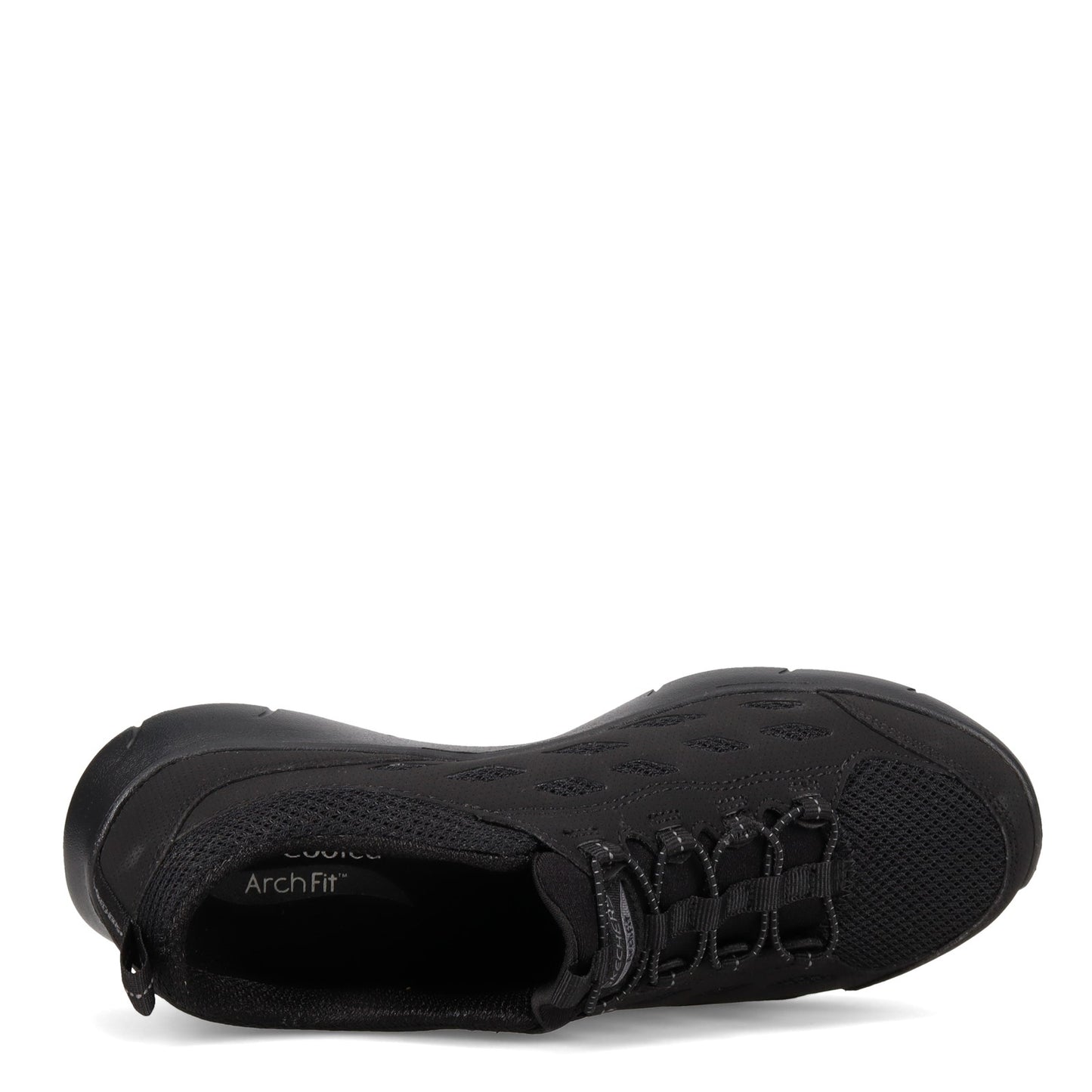 Peltz Shoes Women's Skechers Arch Fit Refine Sneaker BLACK 104163-BBK