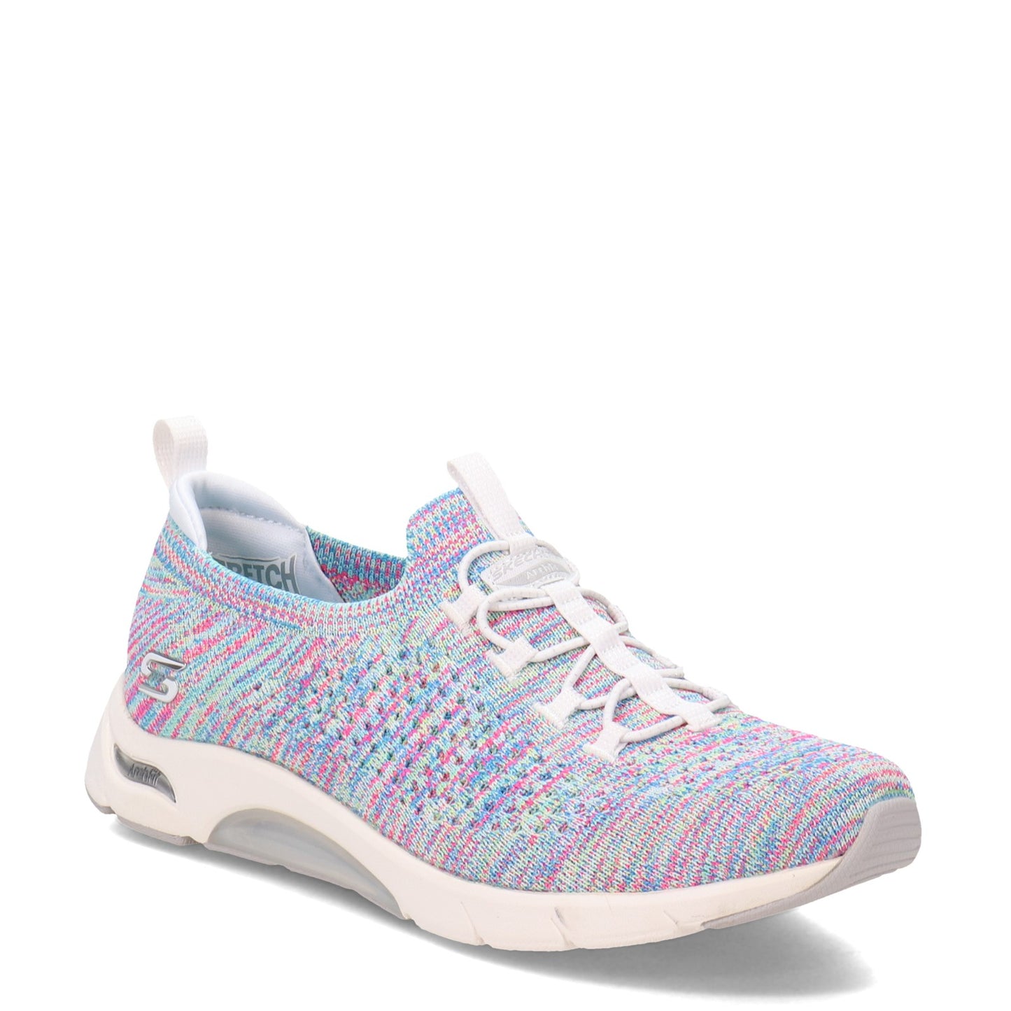 Peltz Shoes Women's Skechers Skech-Air Arch Fit Walking Shoe WHITE MULTI 104250-WMLT