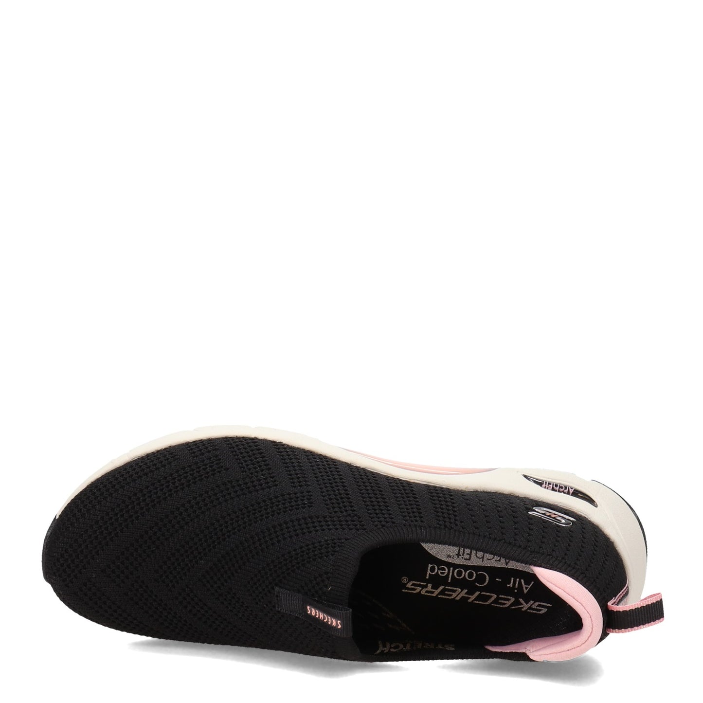 Peltz Shoes Women's Skechers Skech-Air Arch Fit - Top Pick Walking Shoe BLACK 104251-BKLP