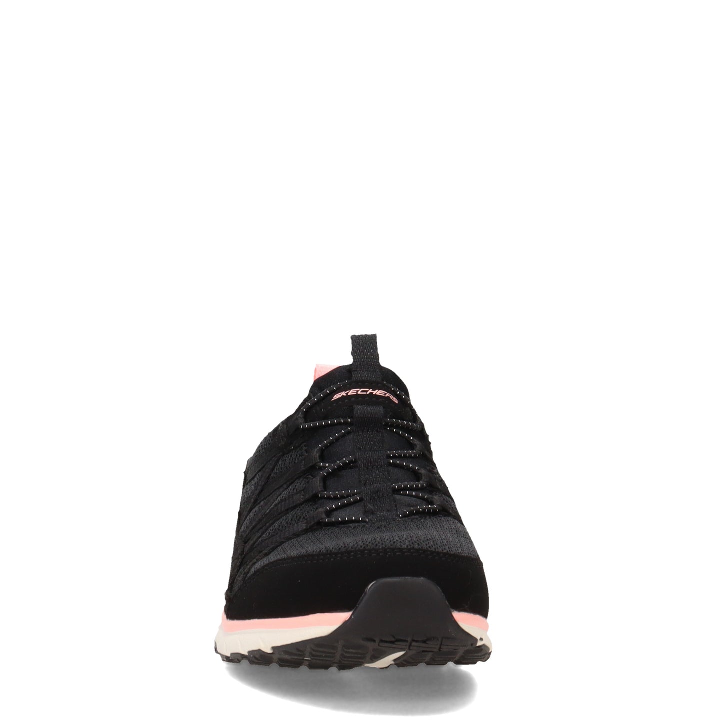 Peltz Shoes Women's Skechers Gratis Sport - Live Golden Sneaker BLACK / WHITE 104281-BKW